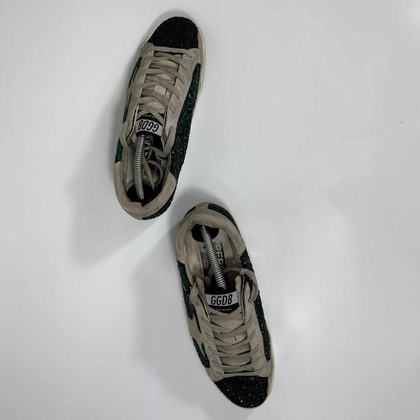 Golden goose Superstar nere con i brillantini 37