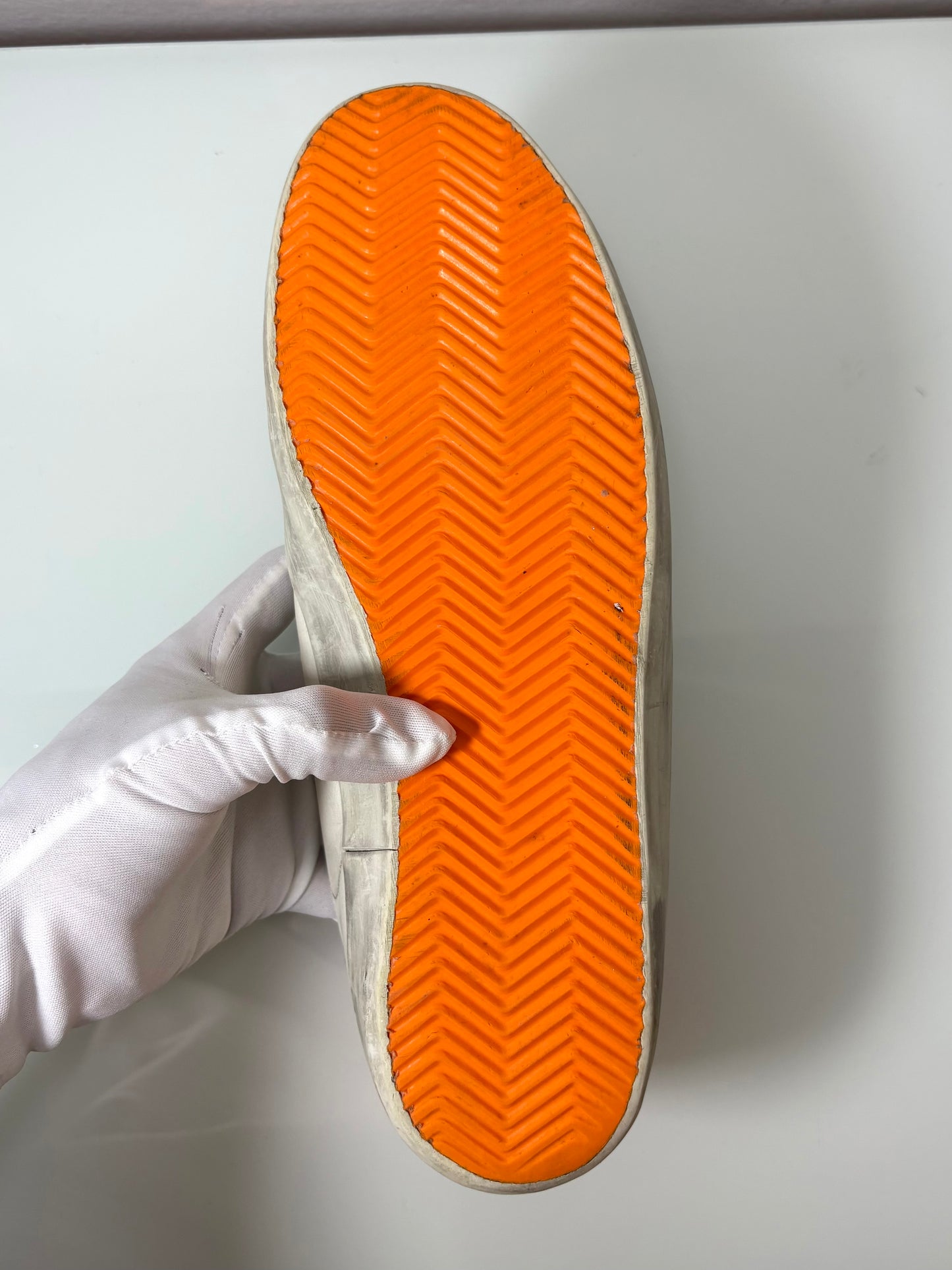 Golden goose Superstar bianco e arancio 45