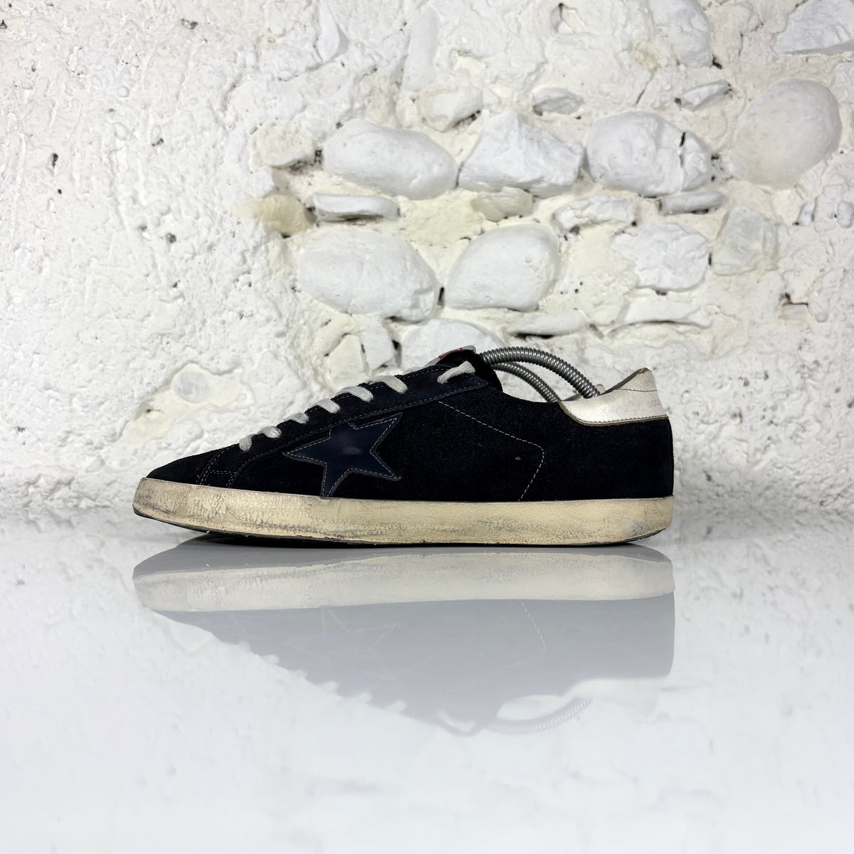 Golden goose Superstar nere con talloncini bianchi 43