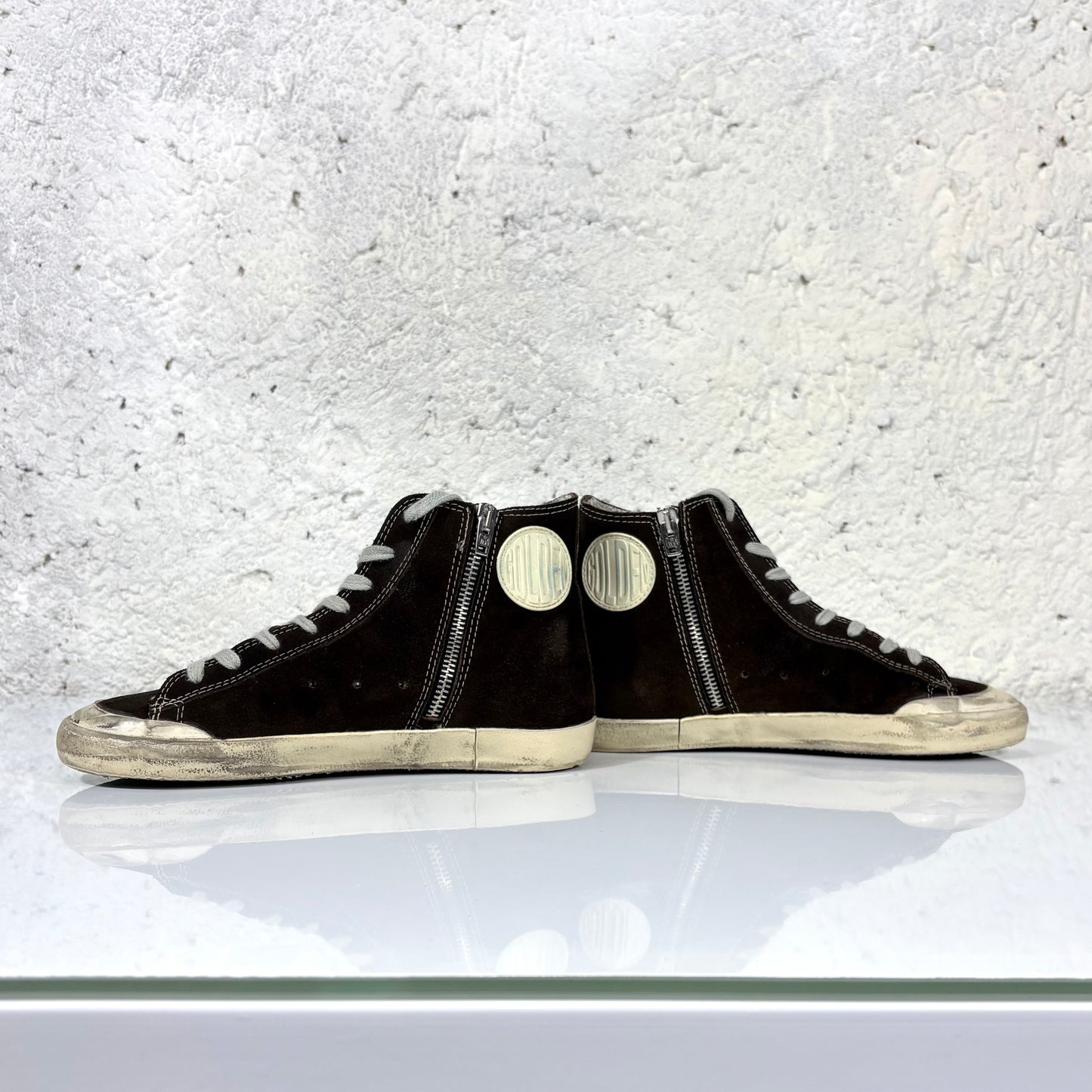 Golden goose Francy marroni in tessuto 37