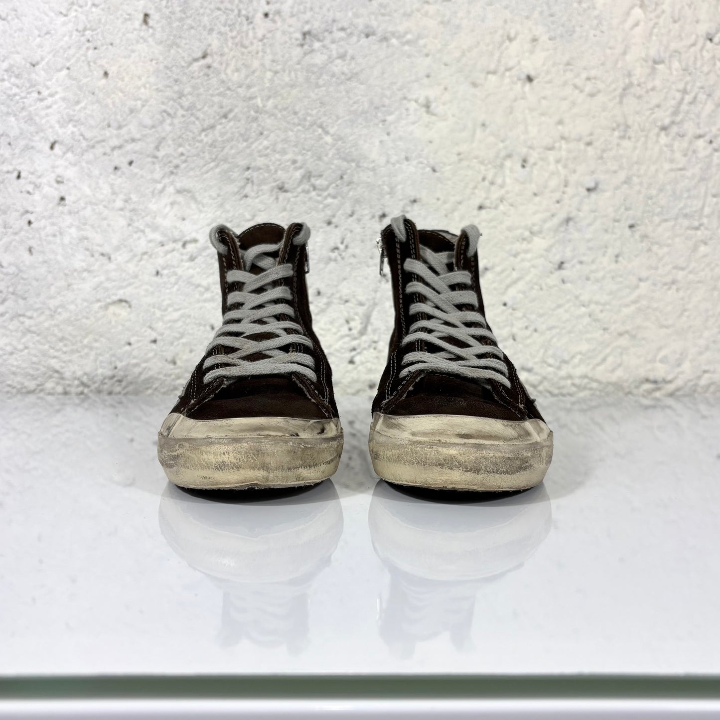 Golden goose Francy marroni in tessuto 37