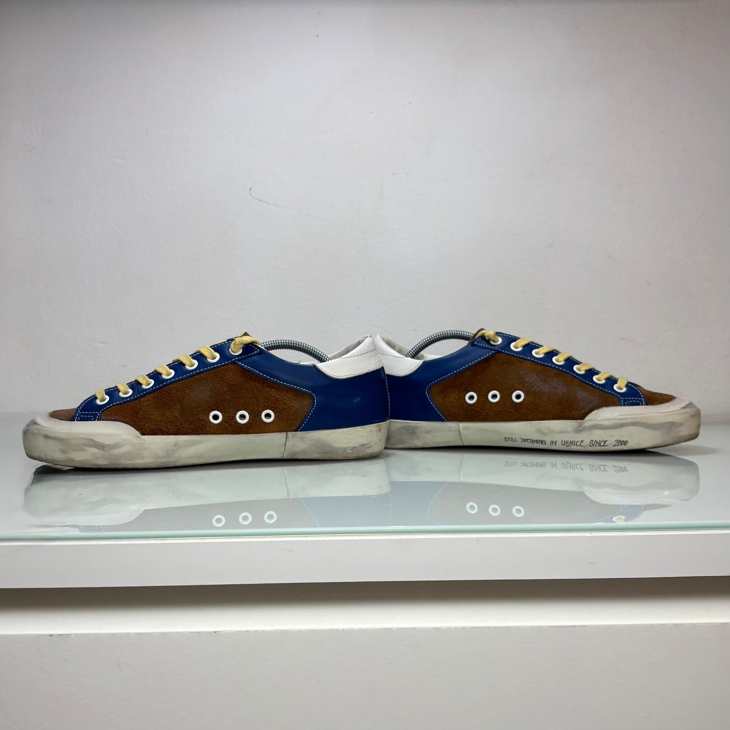 Golden goose Superstar- Penstar marrone/ blu 40