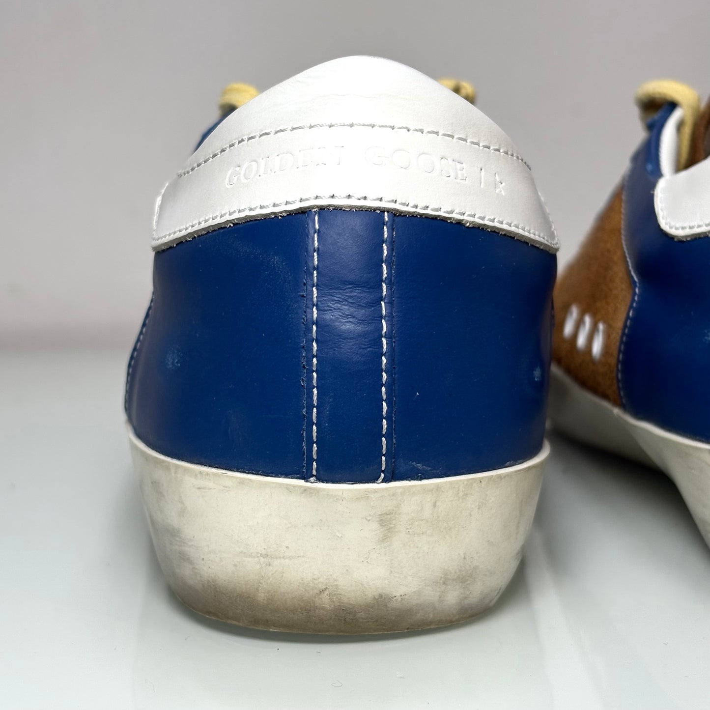Golden goose Superstar- Penstar marrone/ blu 40
