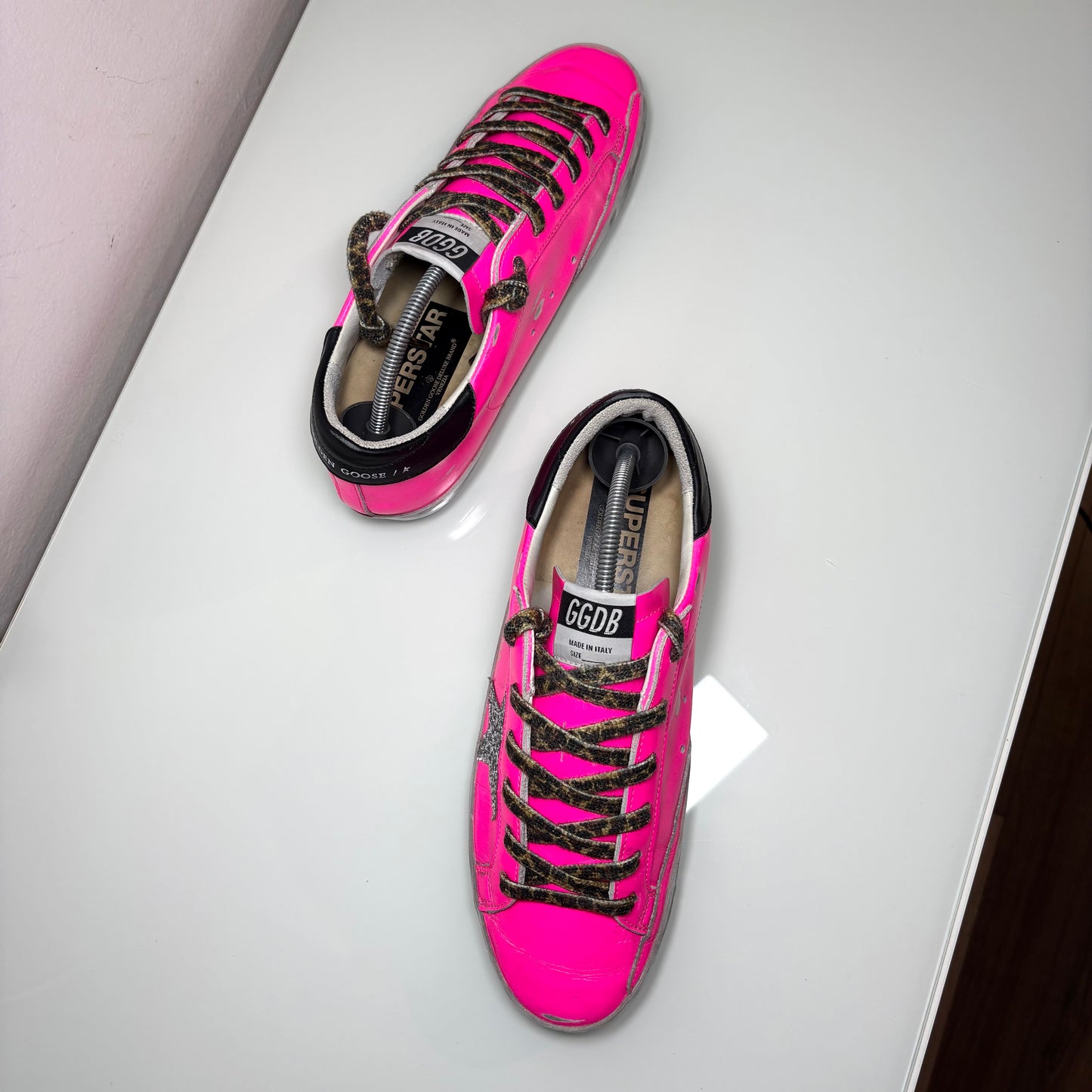 Golden goose Superstar porpora e argento 40