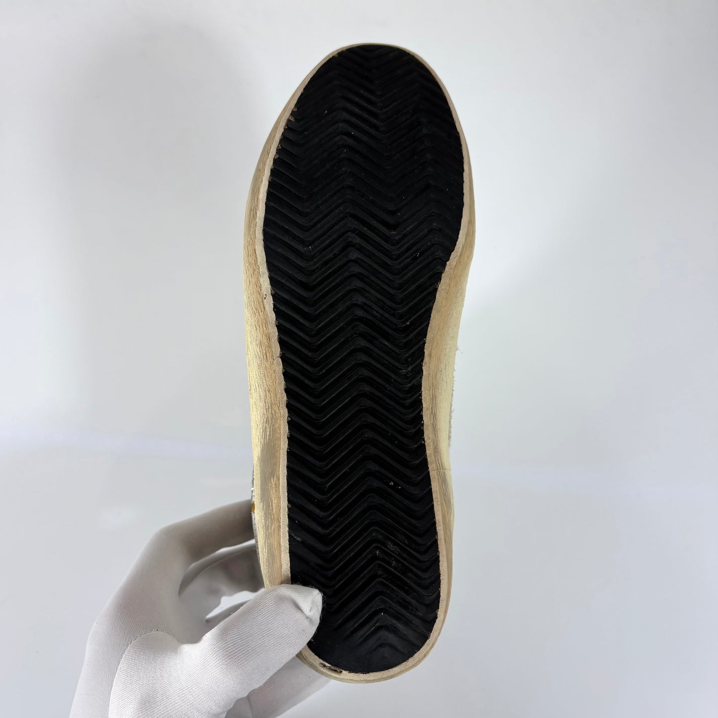 Golden goose Midstar “inverse” beige e bianche 38