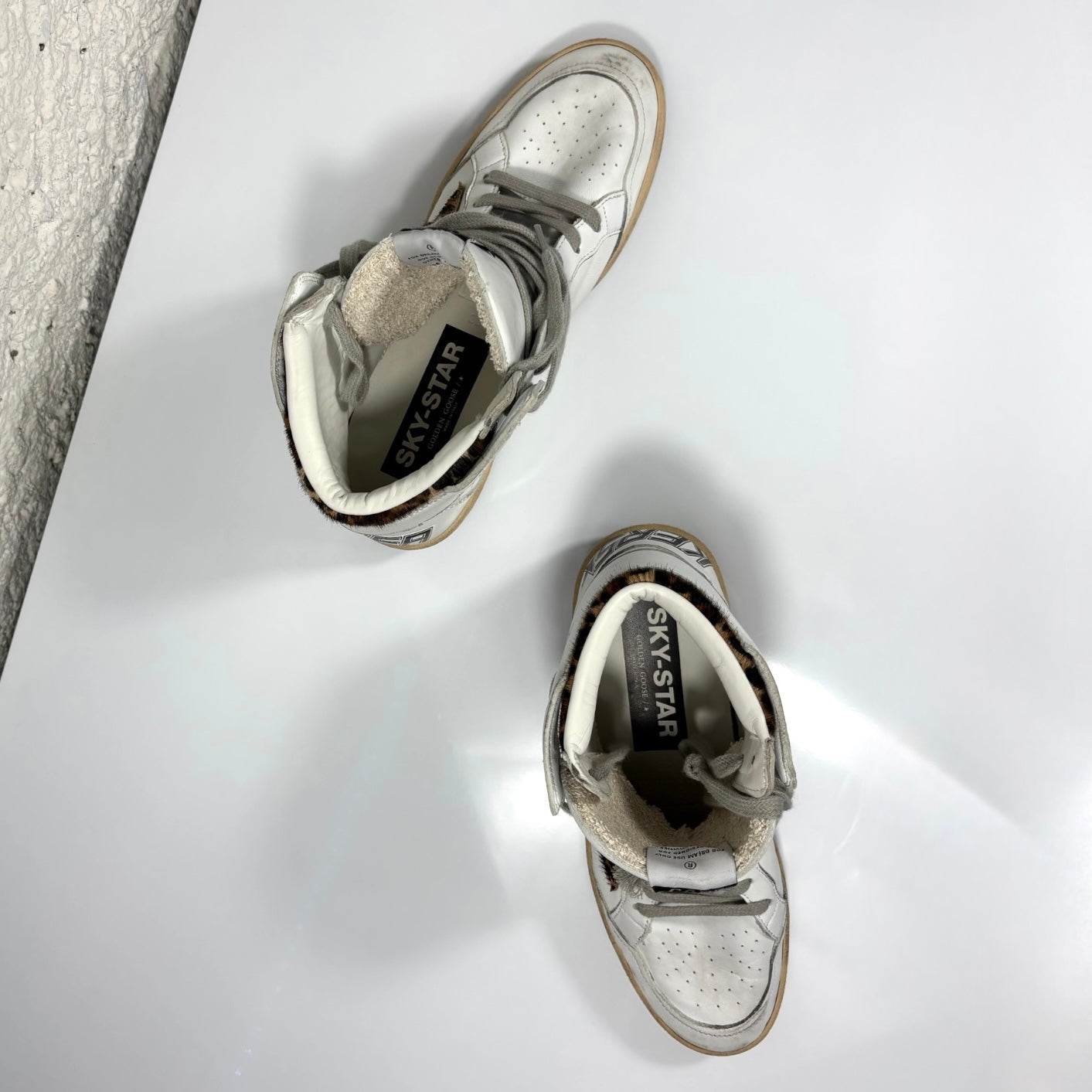 Golden goose Sky star bianche con stella maculata in cavallino 39