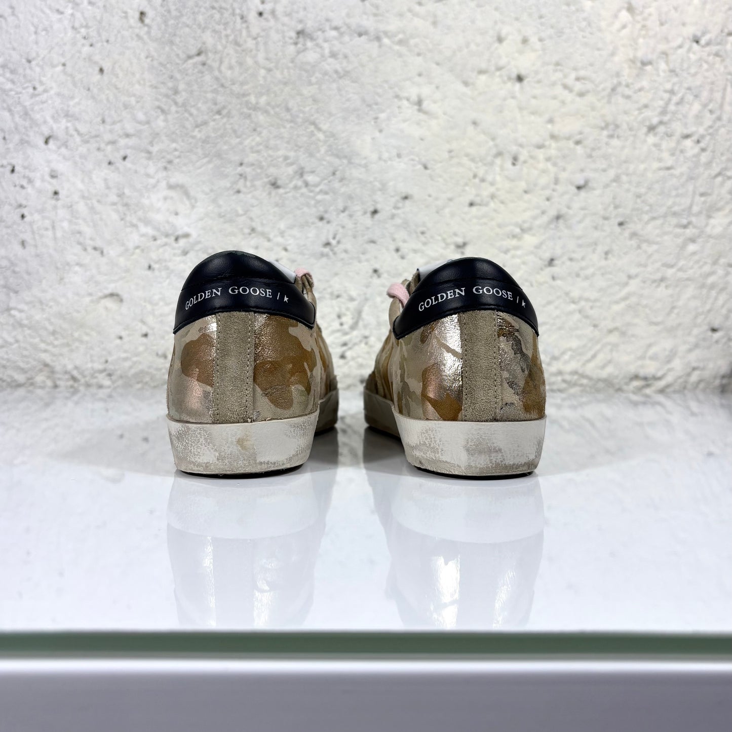 Golden goose Superstar oro mimetico 36