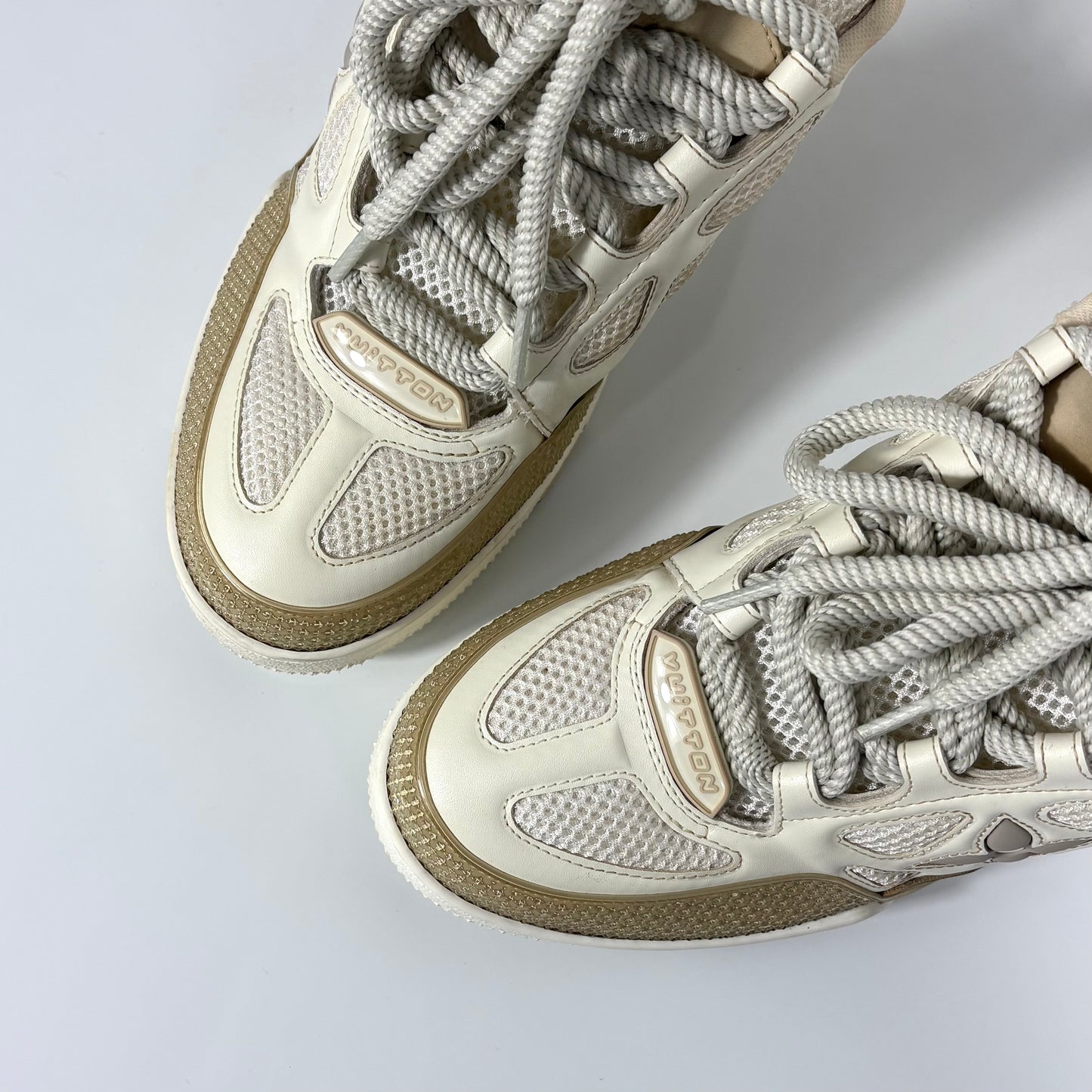 Louis Vuitton Skate beige e bianco 44