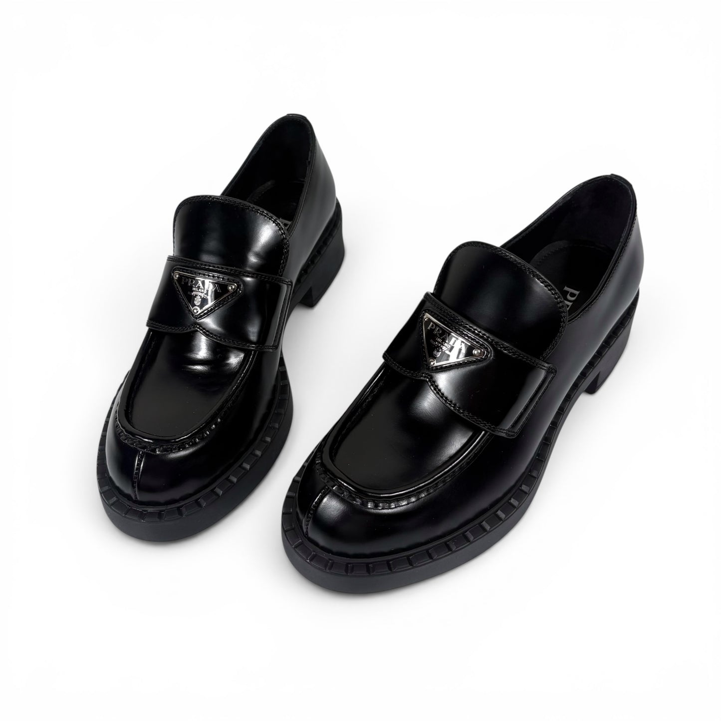 Prada Chocolate Loafers nero 37,5