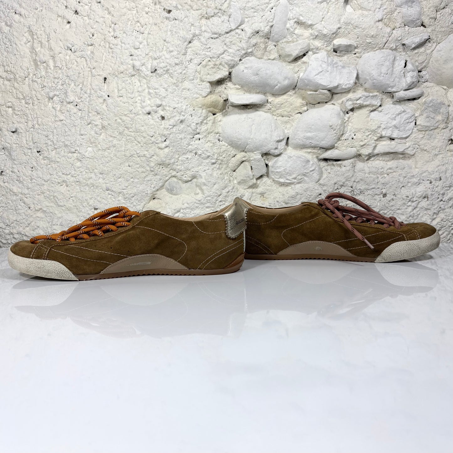 Golden goose True Star marroni stella bianca 45