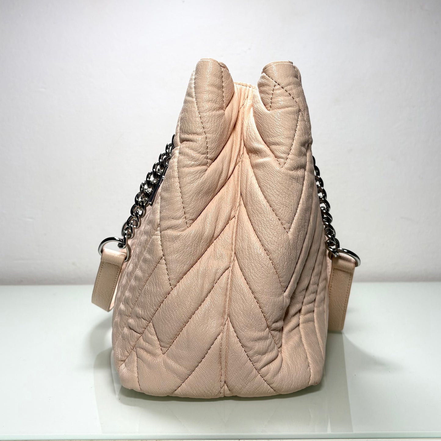 Armani Exchange Shopping bag nude