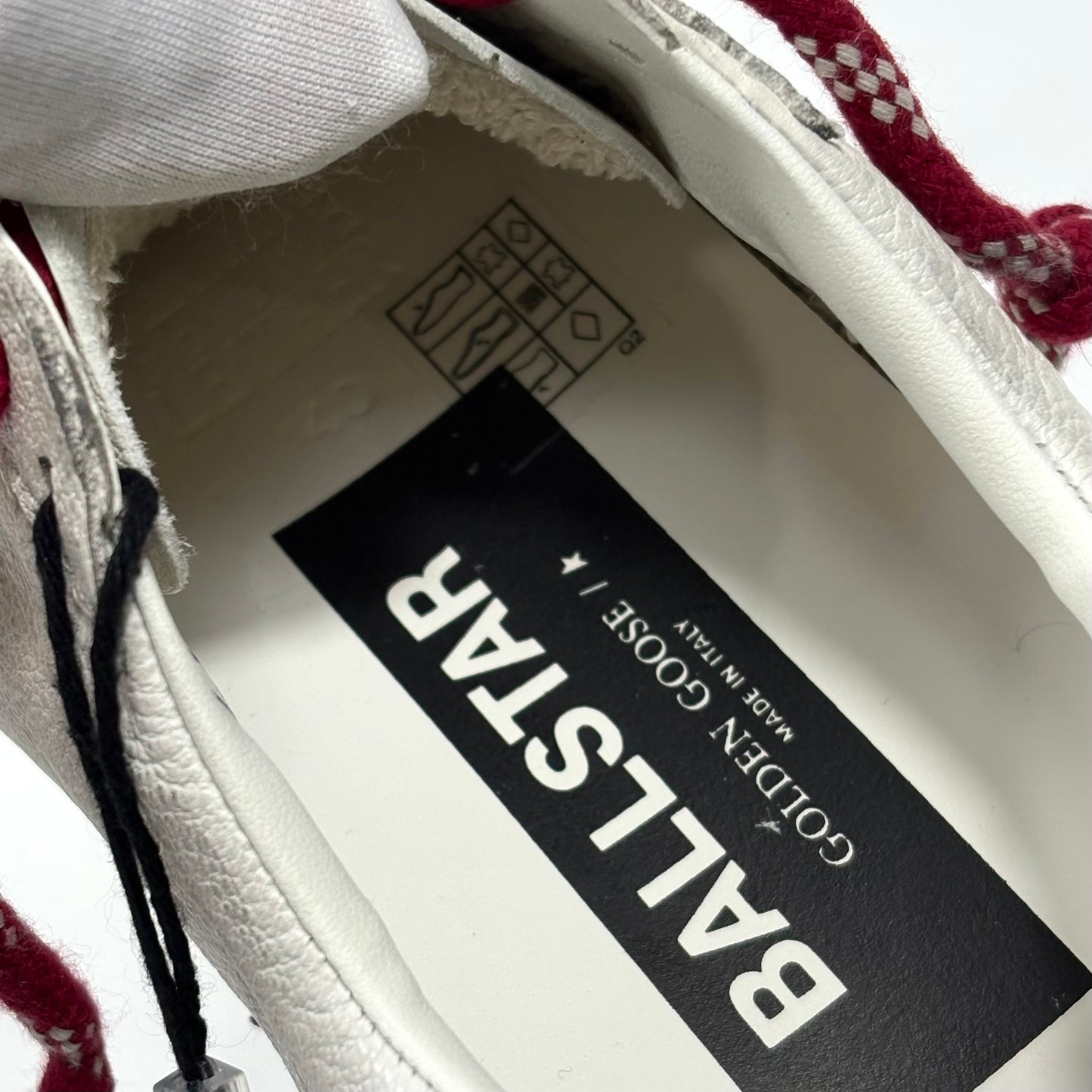 Golden goose Ballstar LTD bianco e argento 40