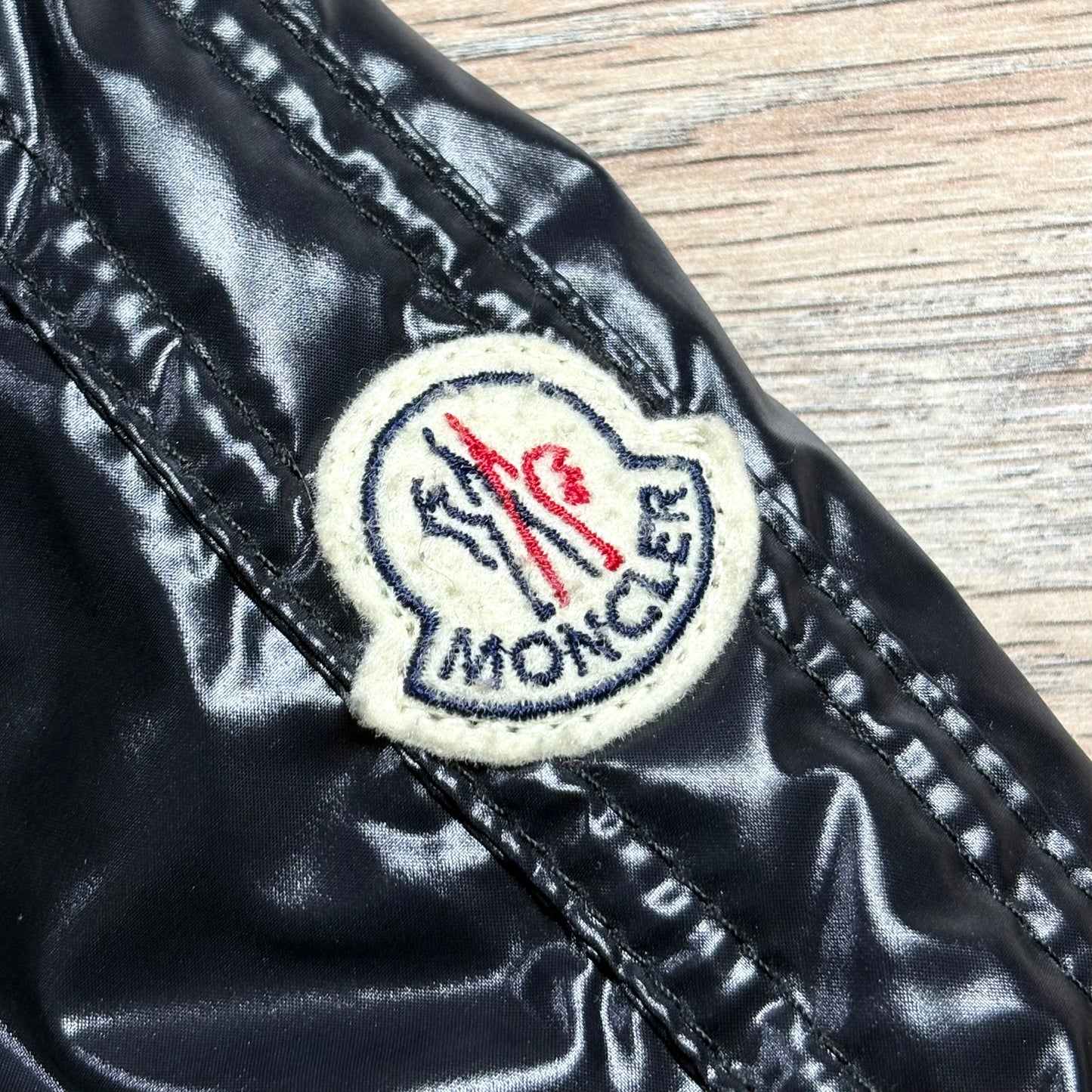 Moncler giubotto nero lucido 3 L