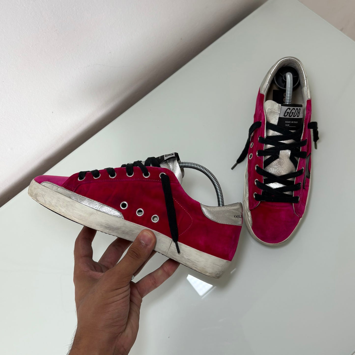 Golden goose Superstar rosso Bordeaux 38