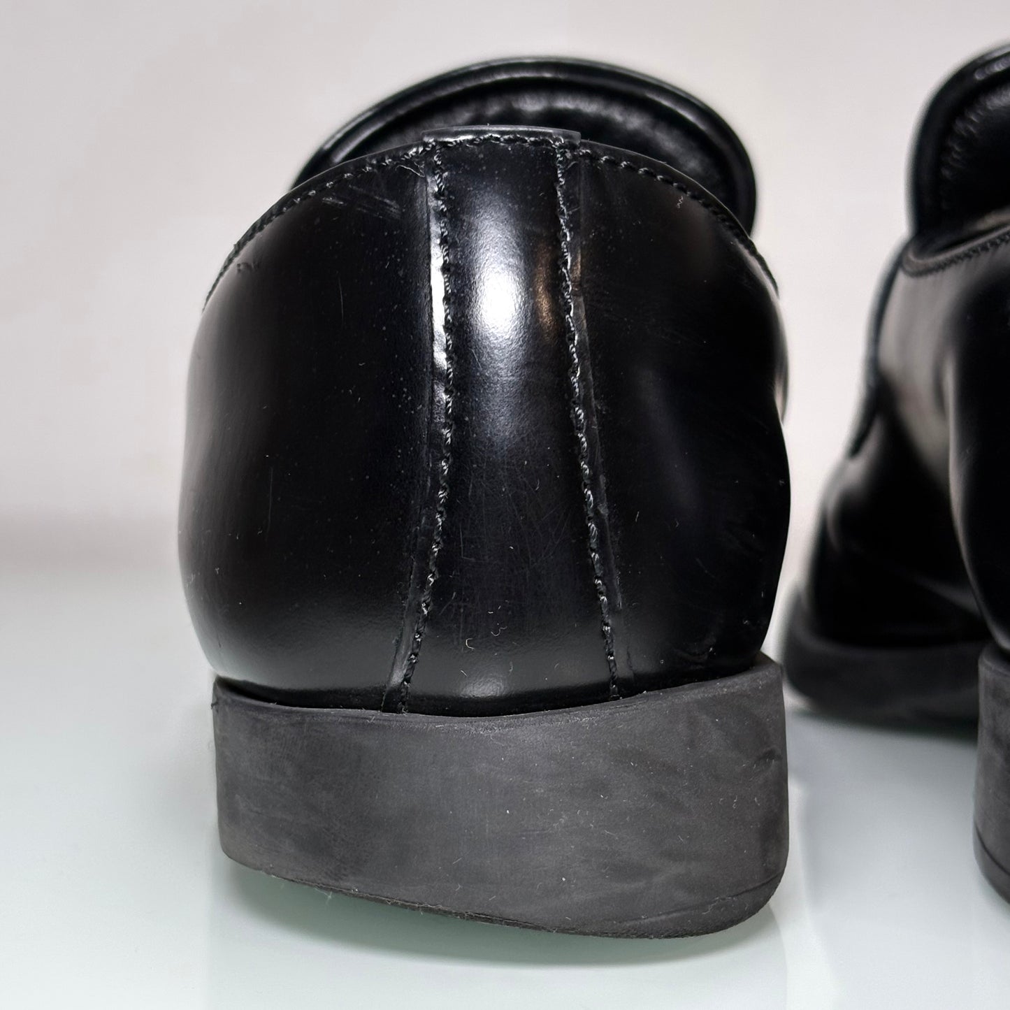 Mocassini Prada chocolate nero 36