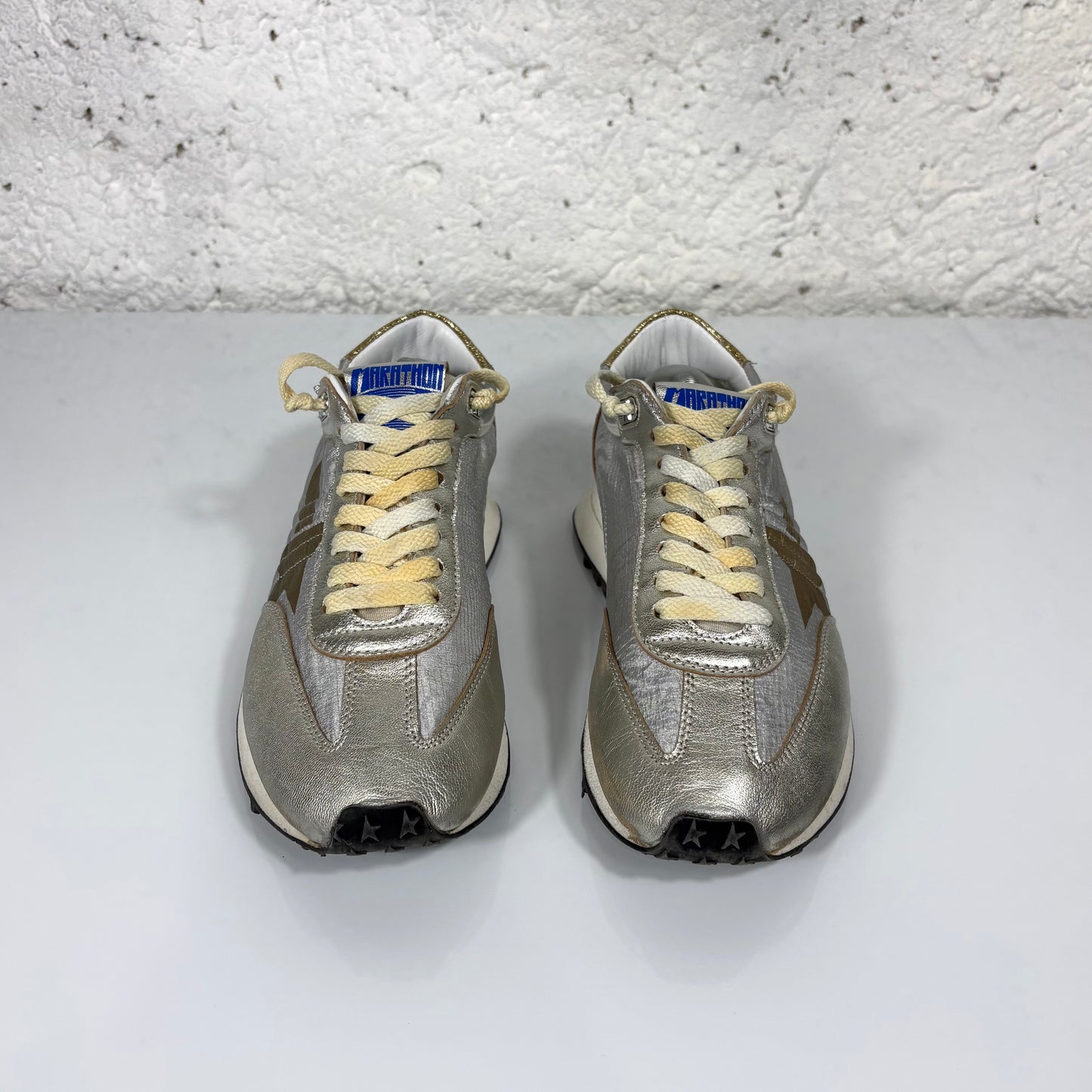 Golden goose Marathon argento e oro 39