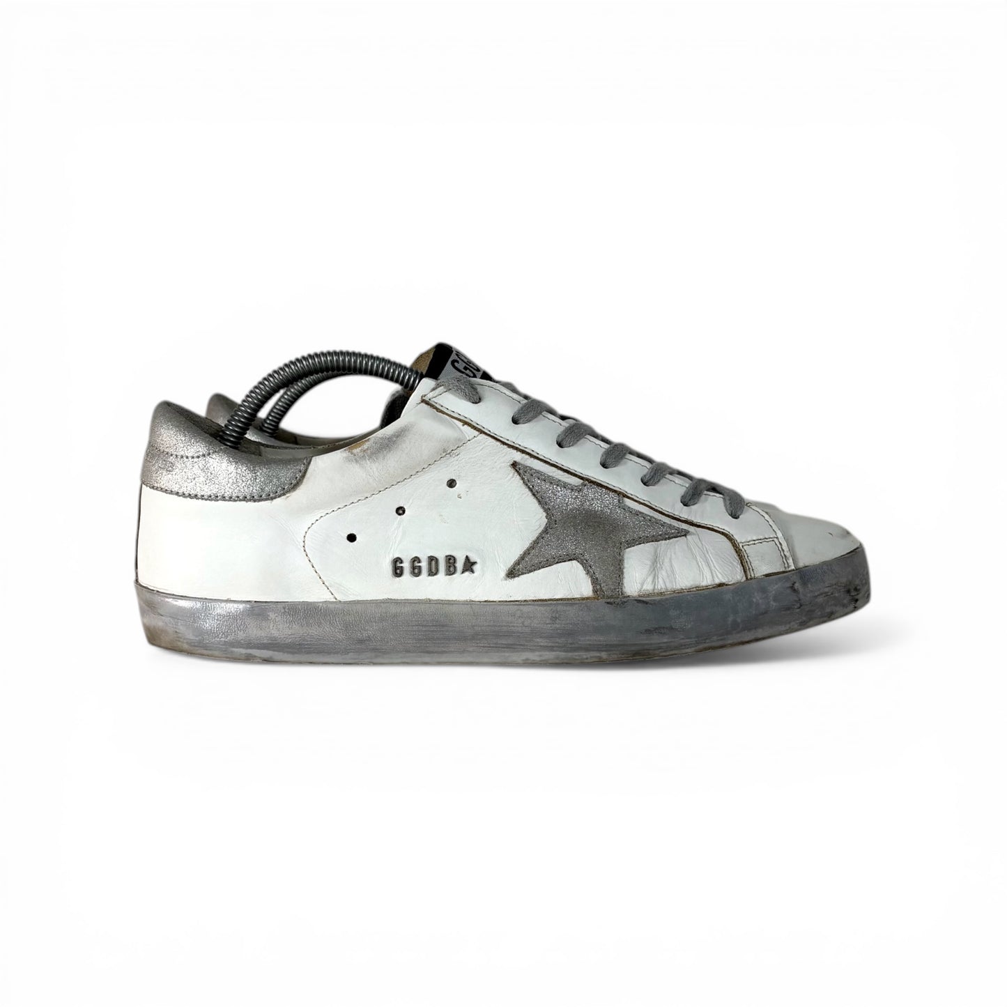 Golden goose Superstar bianche e argento 41