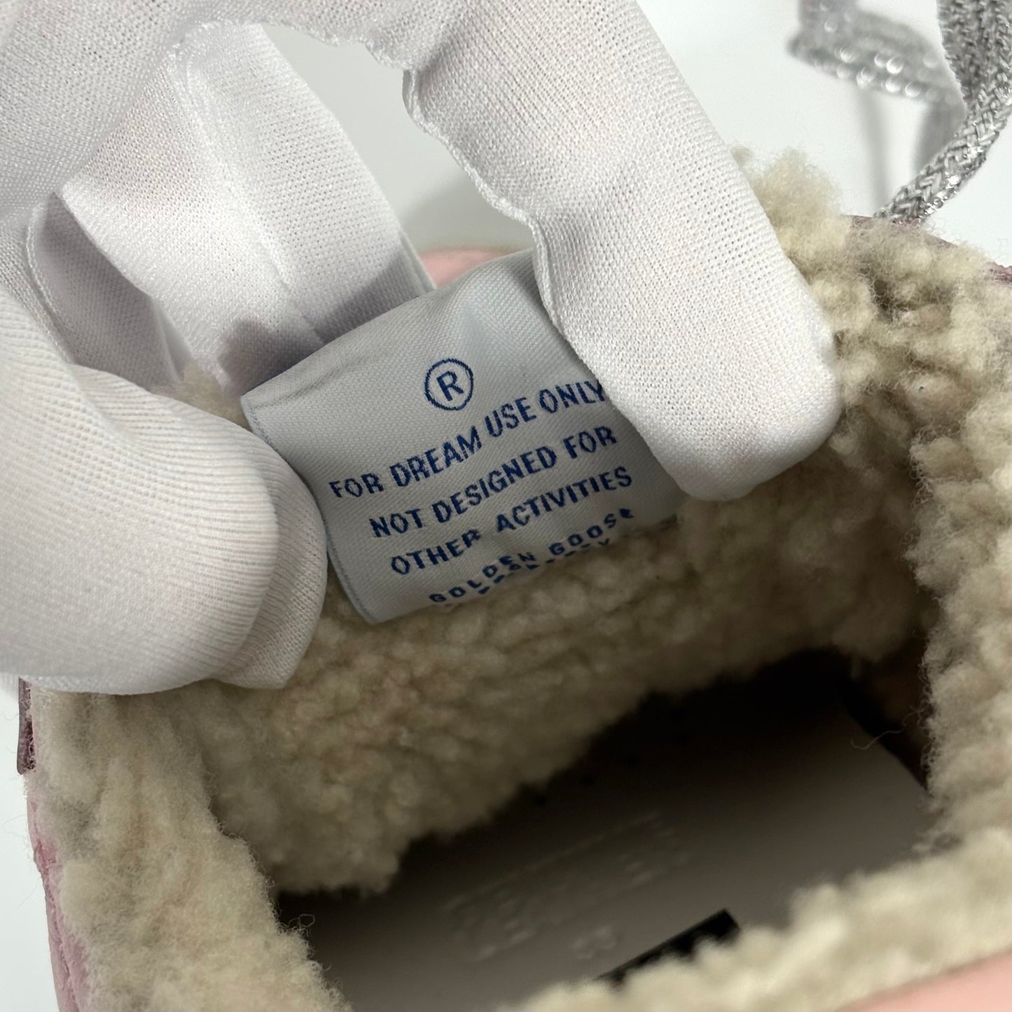 Golden goose Superstar rosa Soft shearling 38