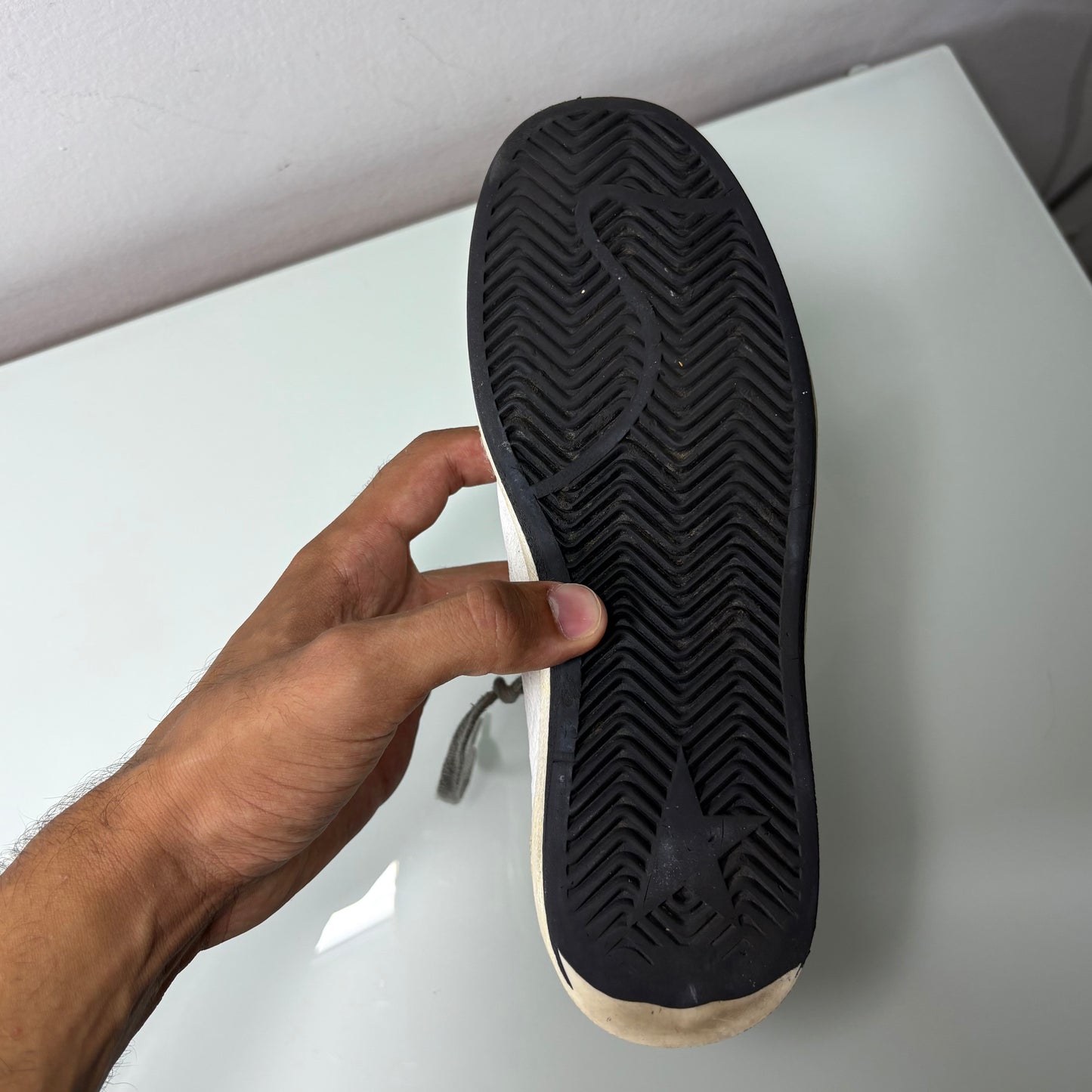 Golden goose Ballstar bianche e tallone rosso 37