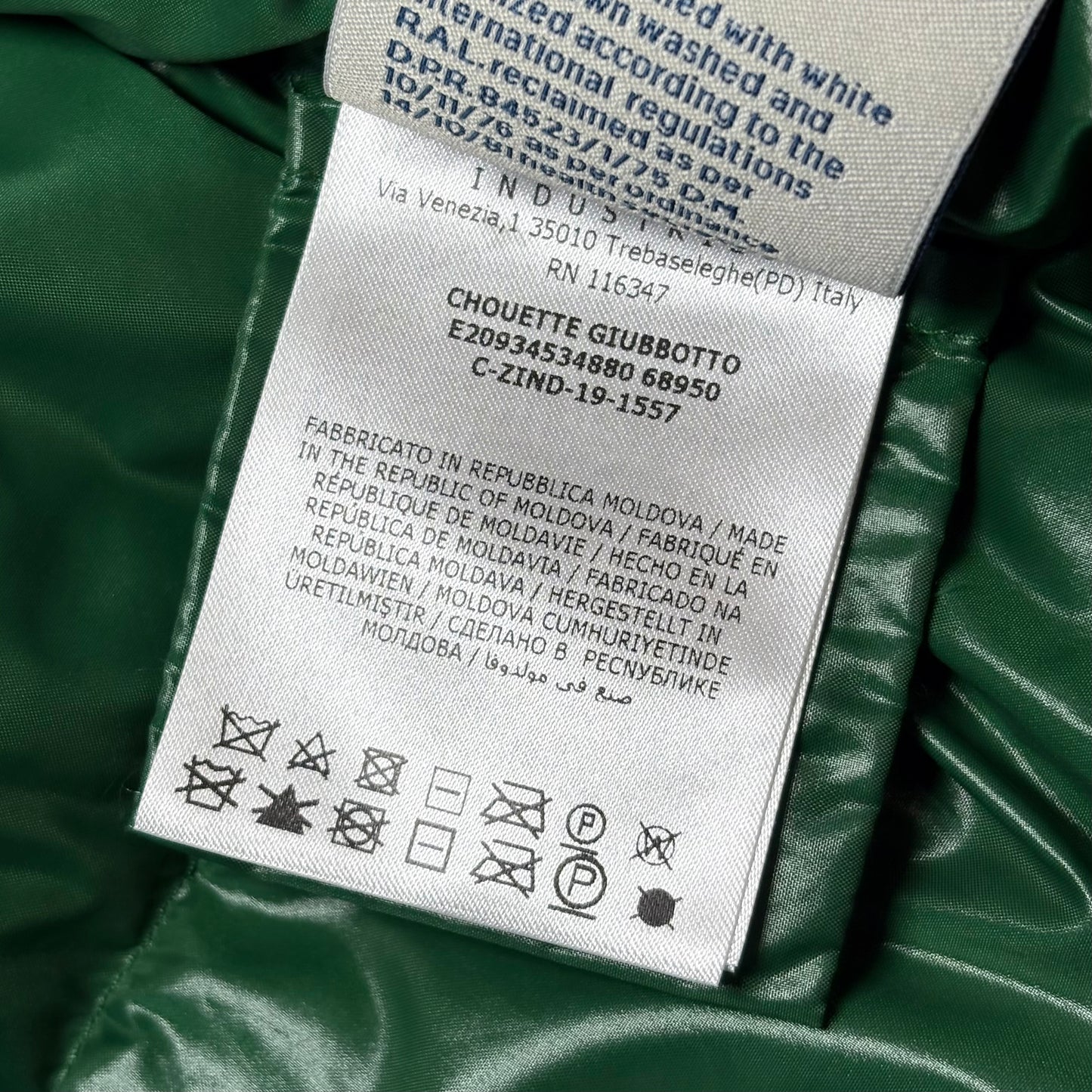 Moncler chouette verde taglia 0 (XS)