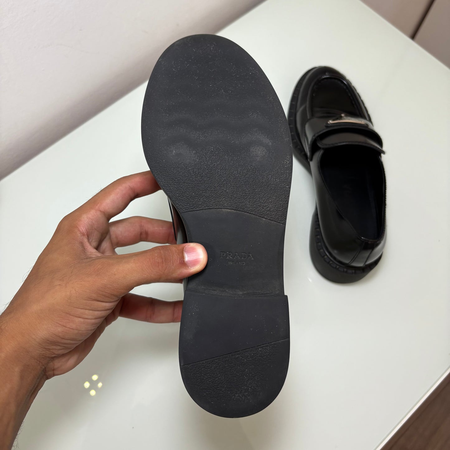 Mocassini Prada Chocolate 37