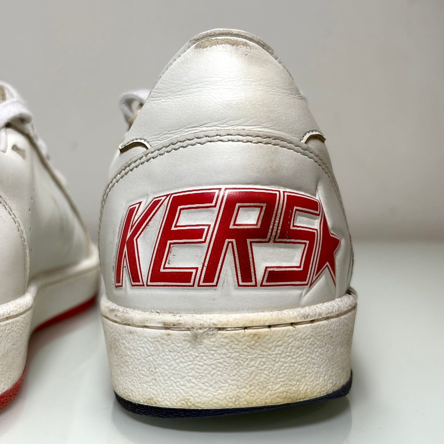 Golden goose ballstar bianco blu e rosso 40