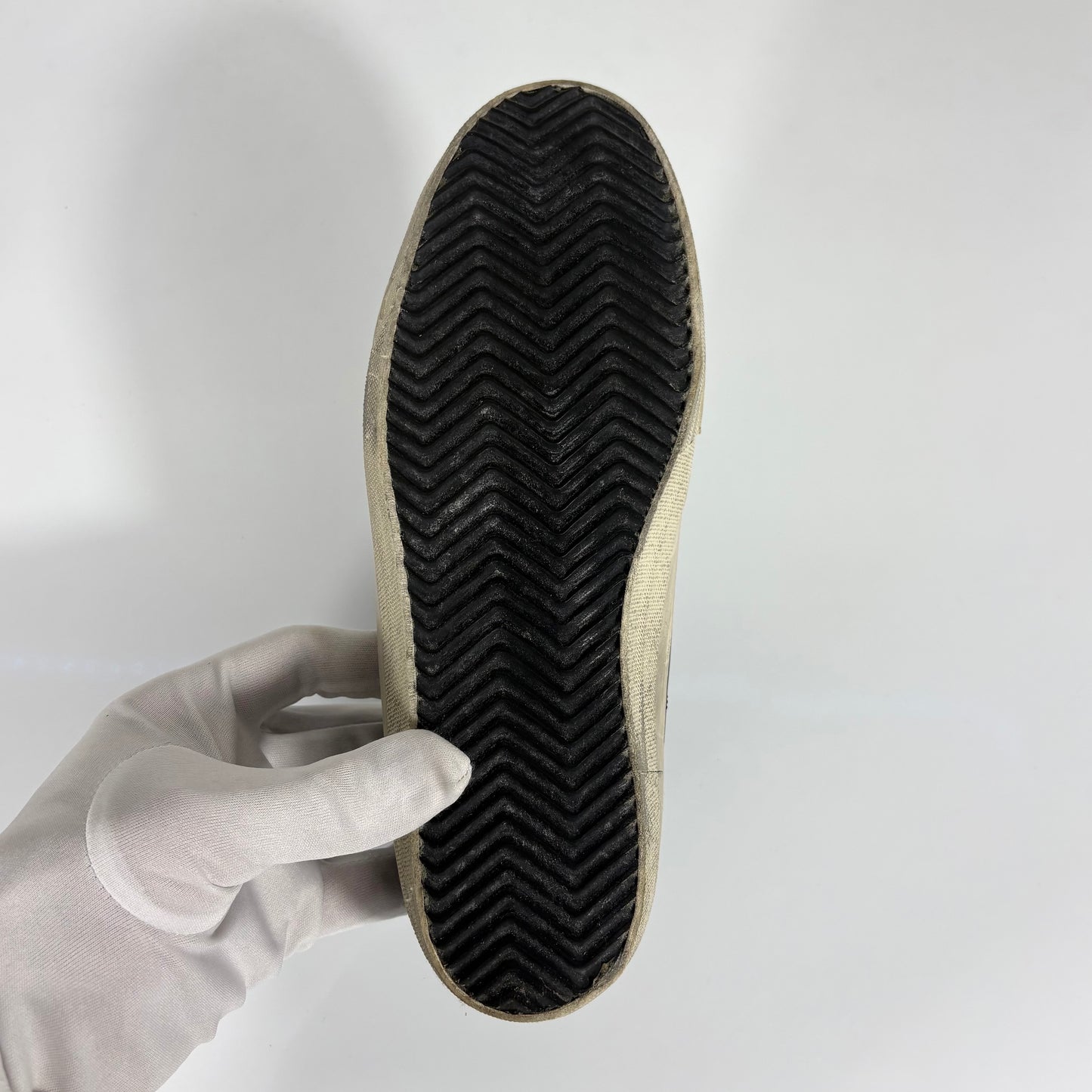 Golden goose V-Star 2 nere punta a paillettes 37