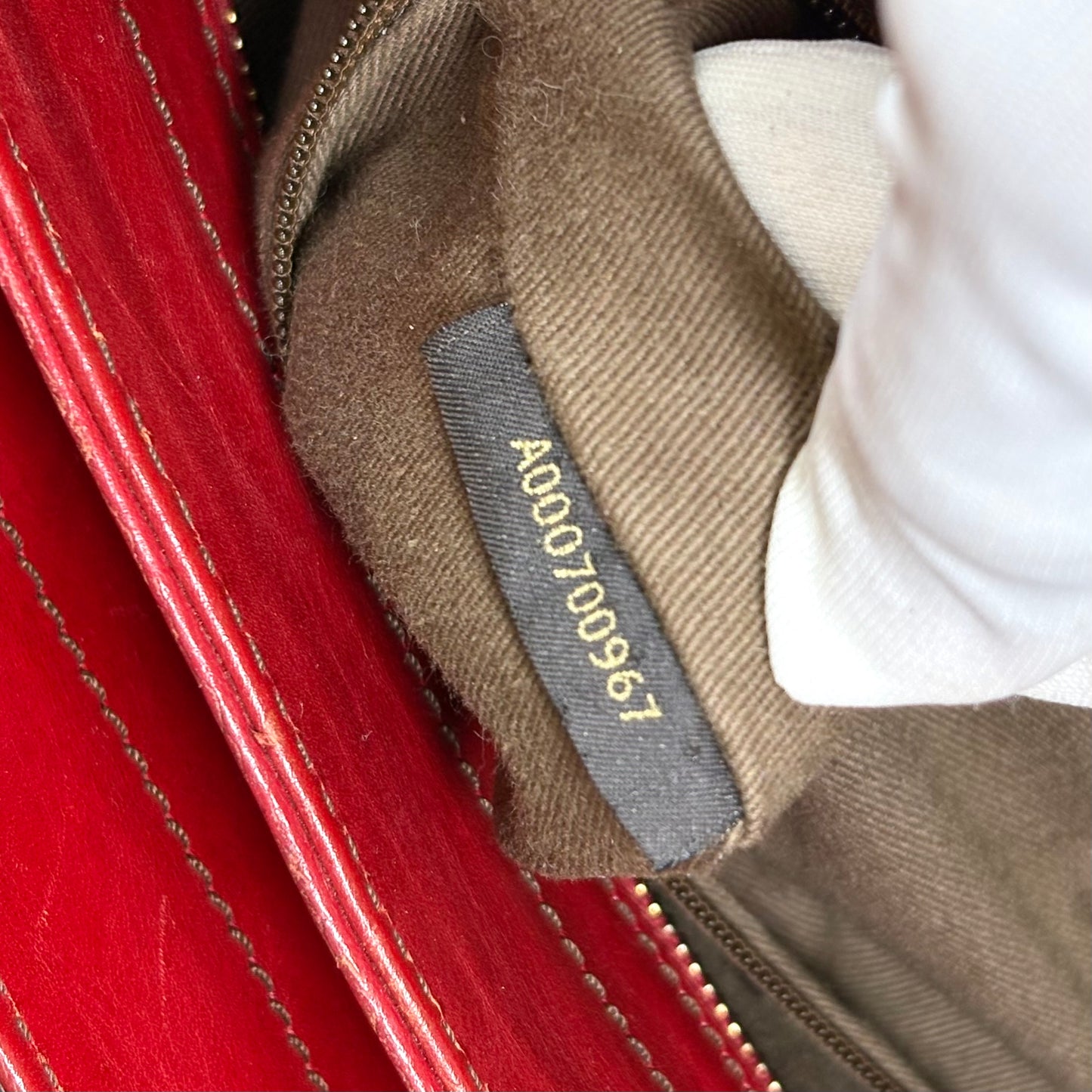 The Bridge Bauletto Rosso Ciliegia/Oro