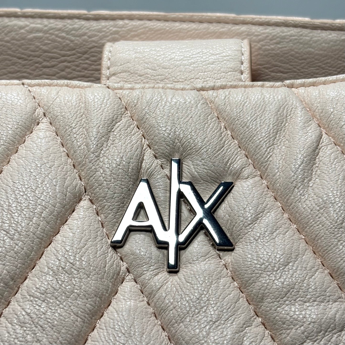 Armani Exchange Shopping bag nude