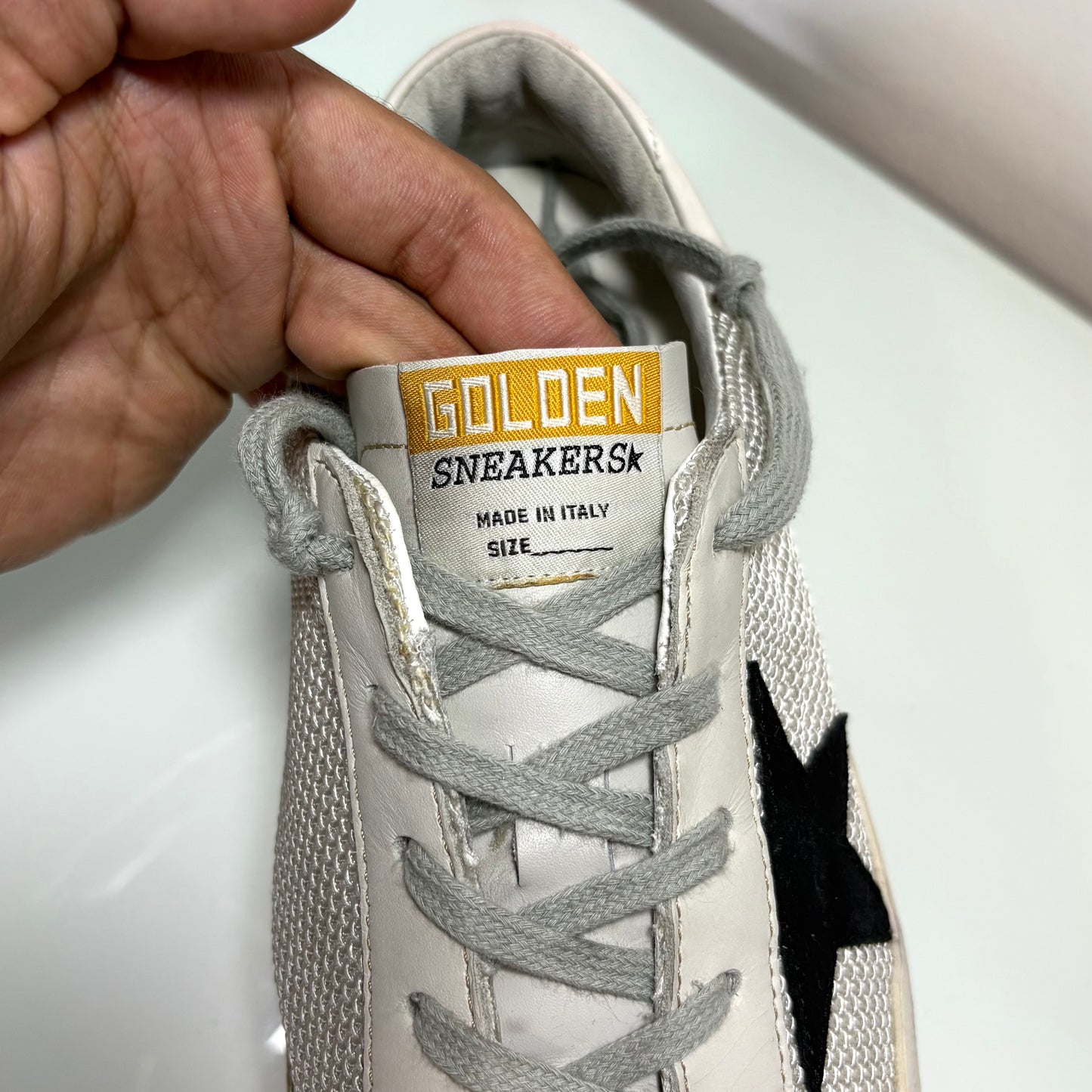 Golden goose Superstar grigio in tessuto 39
