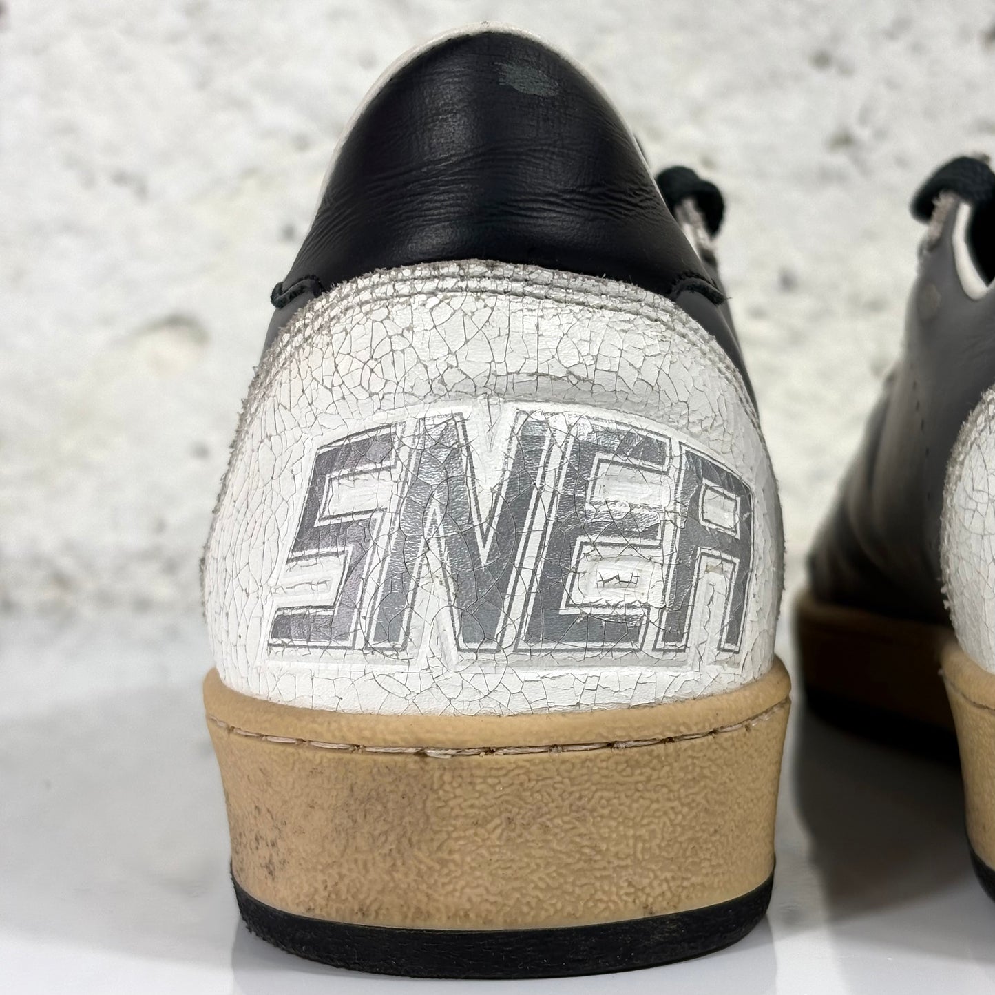 Golden goose Ballstar grigio antracite e bianco 43
