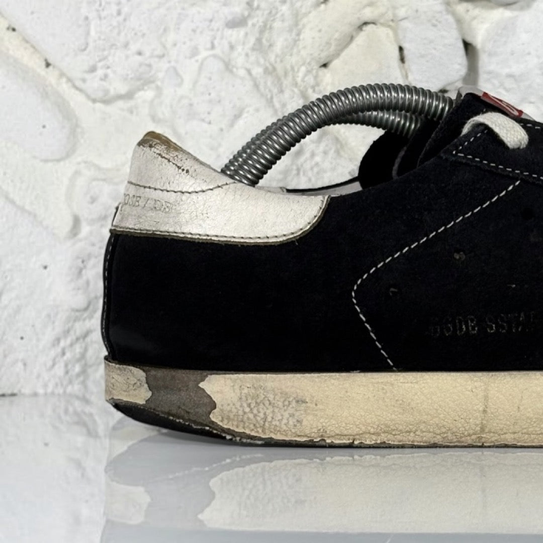 Golden goose Superstar nere con talloncini bianchi 43