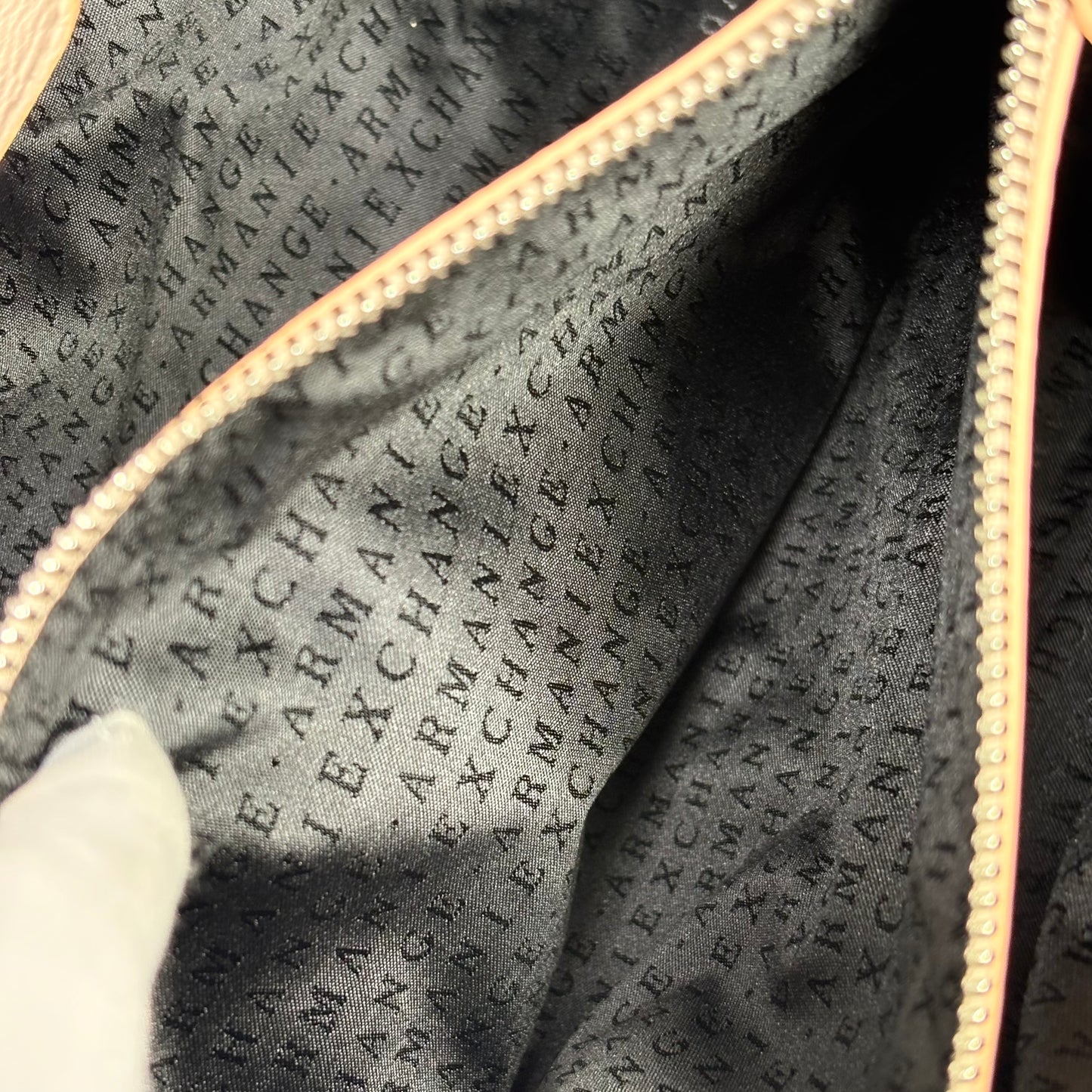 Armani Exchange Shopping bag nude