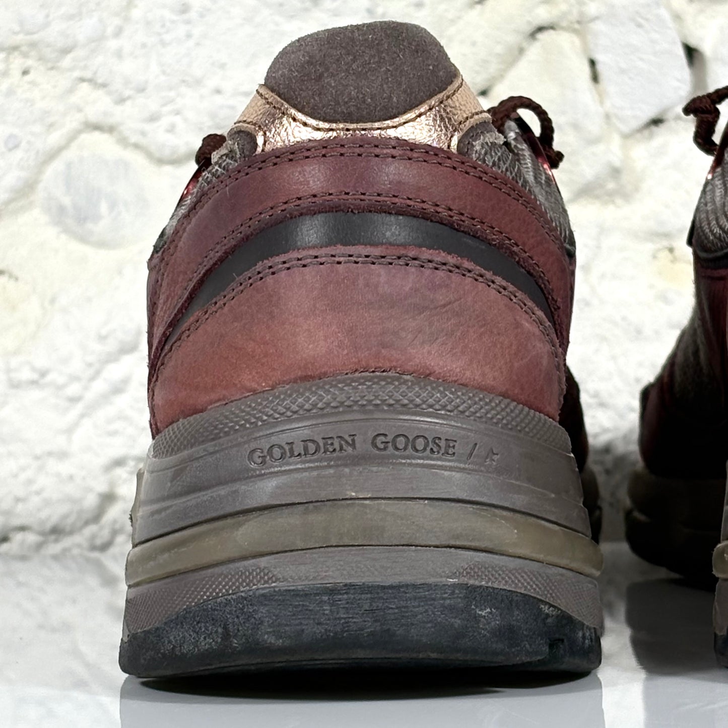 Golden goose Dad star marroni stella oro 43