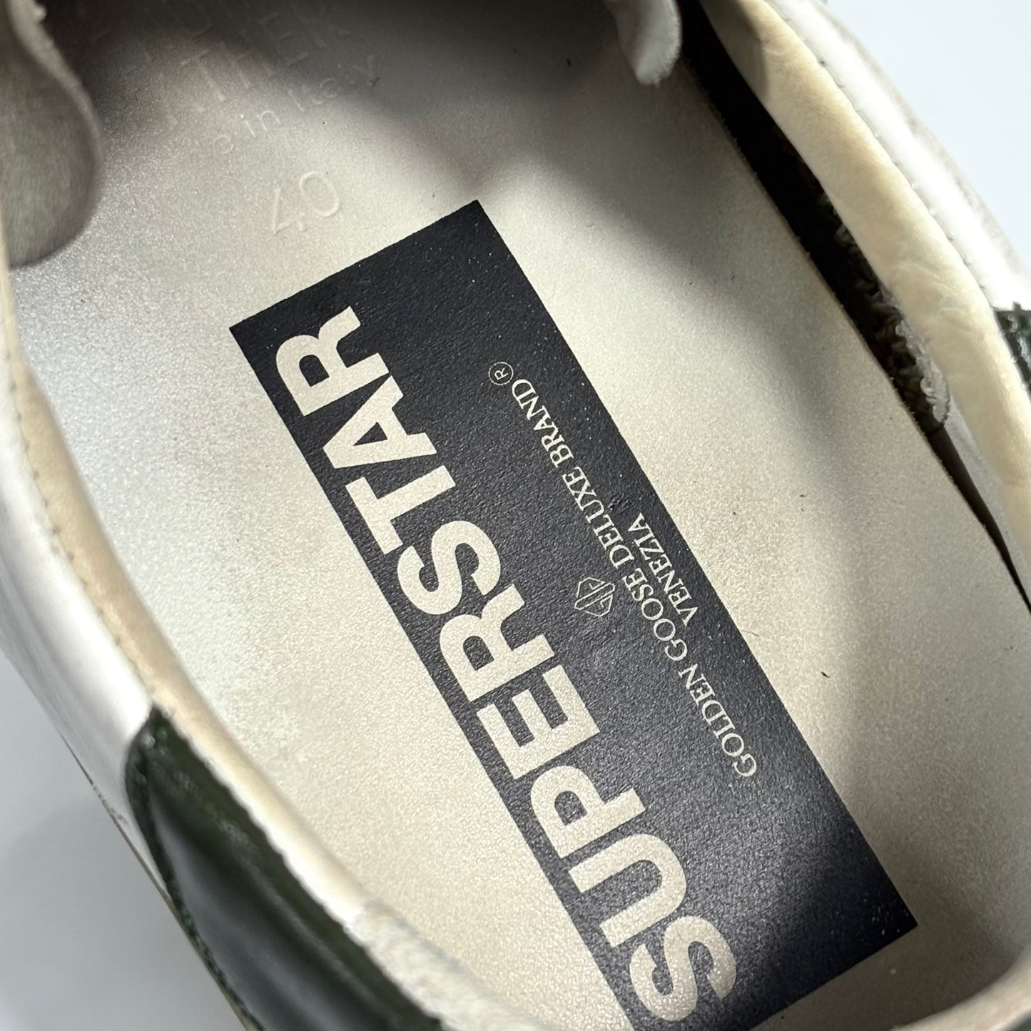 Golden goose Superstar bianche e Stella nera 40