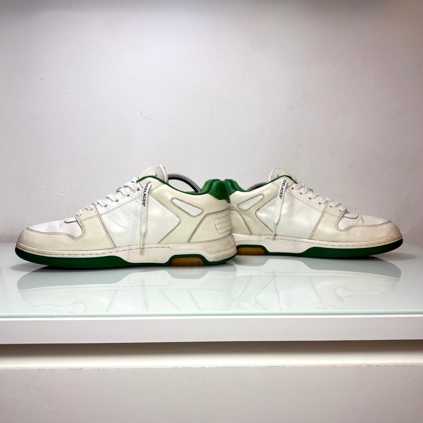 Off white Out of Office bianche e verdi 43