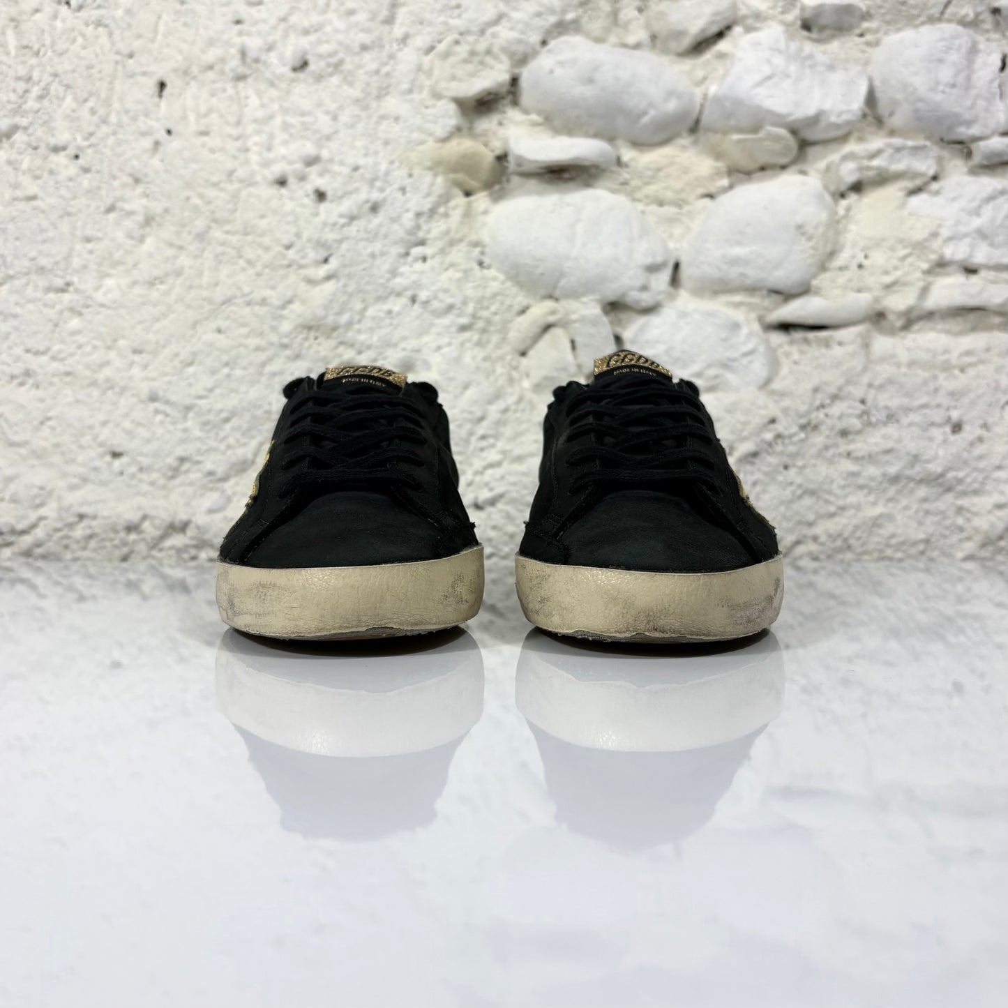 Golden goose Superstar nere con stella gialla 37