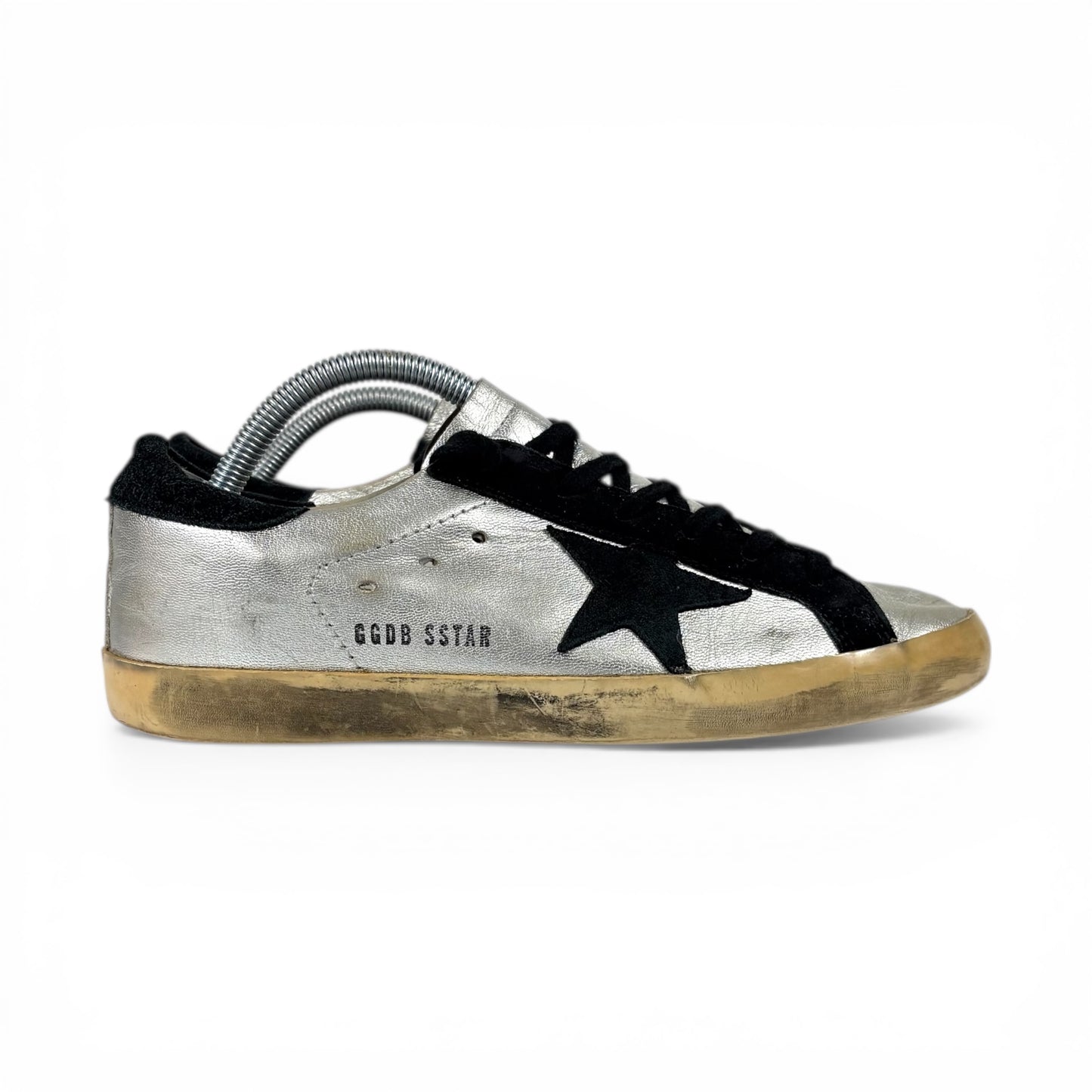 Golden goose Superstar argento e nero 38