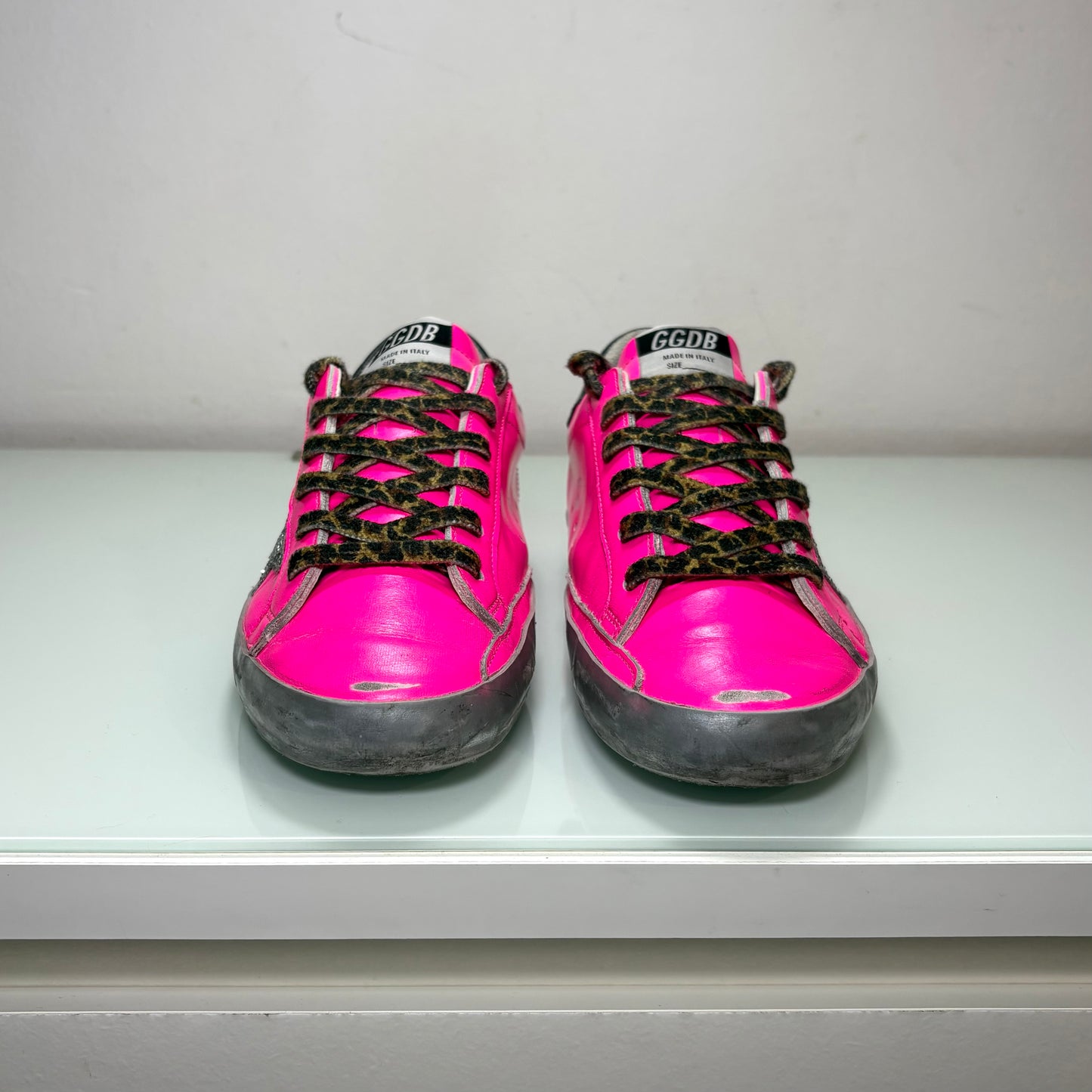 Golden goose Superstar porpora e argento 40