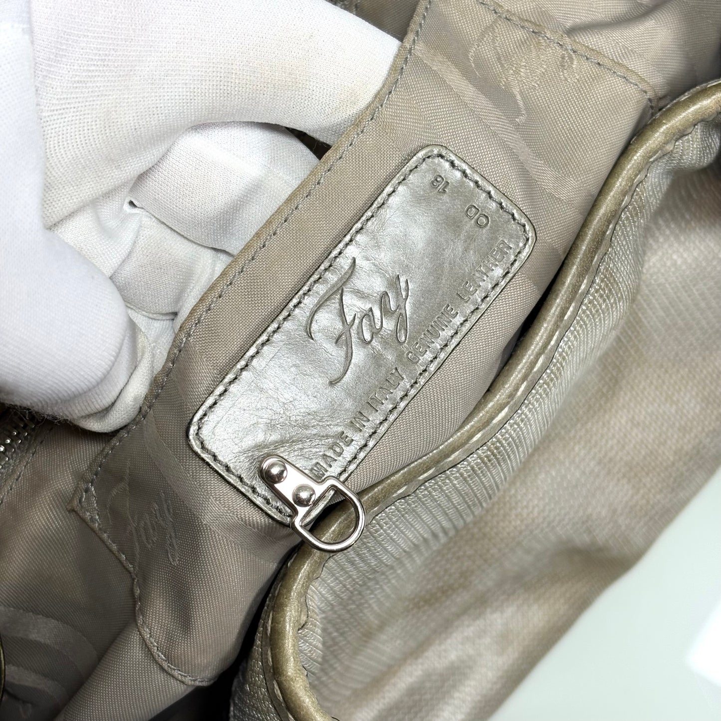 Borsa Fay grigio perla