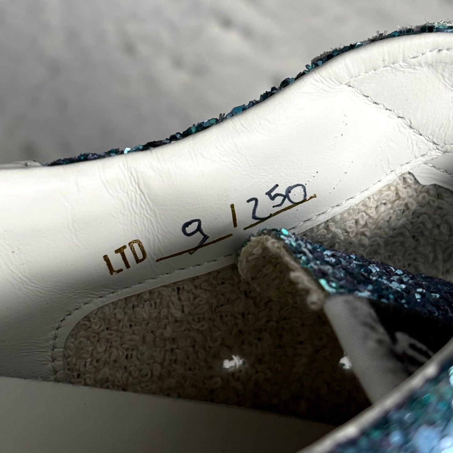 Golden goose Old School blu glitter 40 limited edition