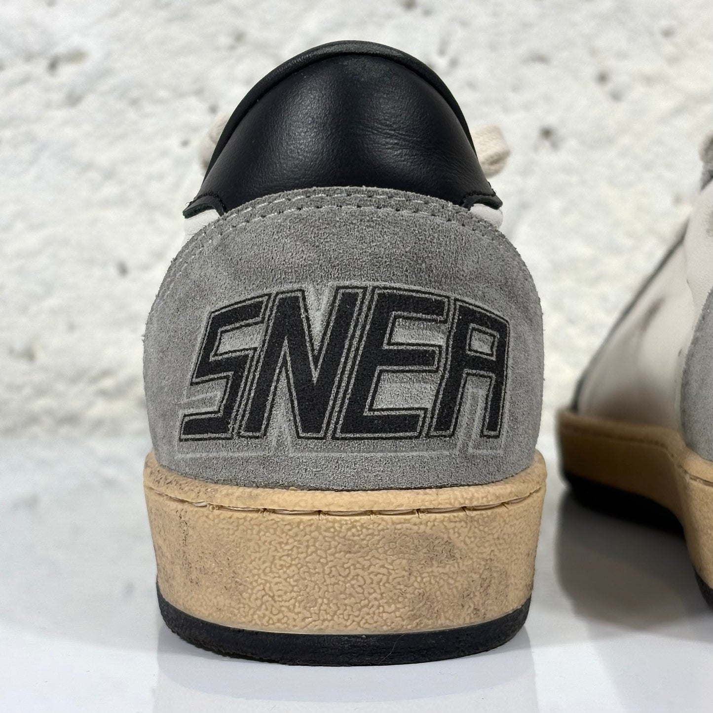 Golden goose Ballstar bianche stella nera brillantinata 39