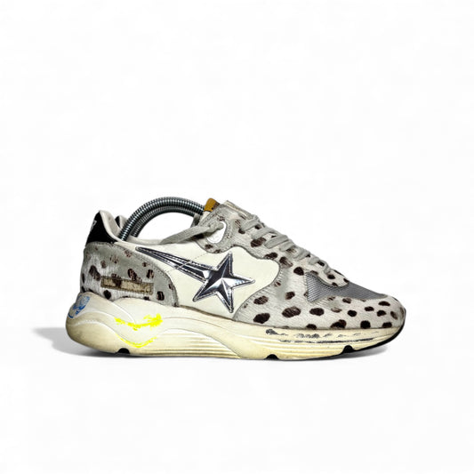 Golden goose Running Sole bianche con macchie nere 37