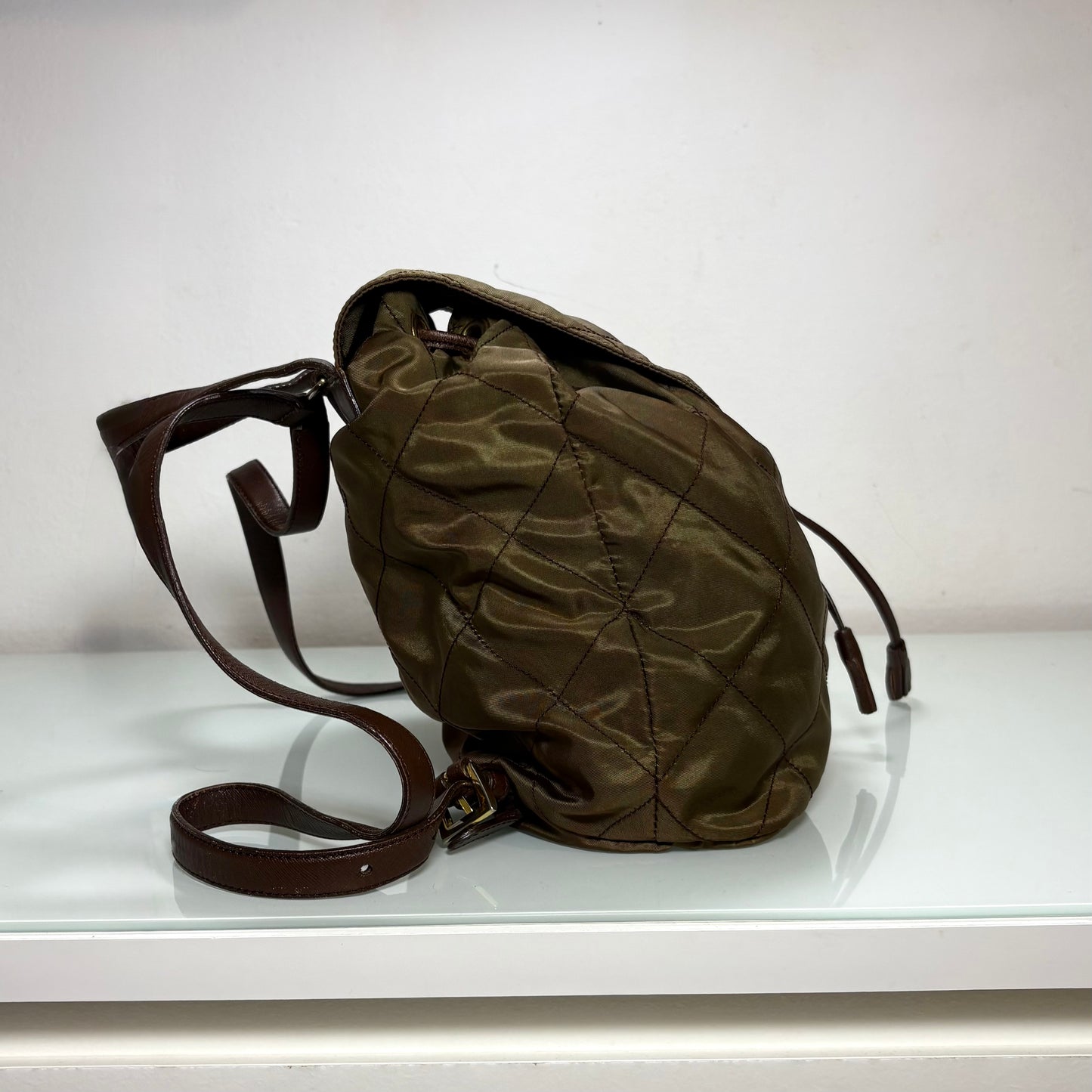Prada BackPack Nylon Brown