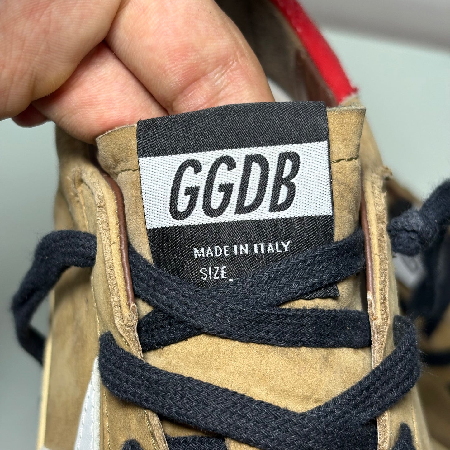 Golden goose Superstar cachi e tallone rosso 39
