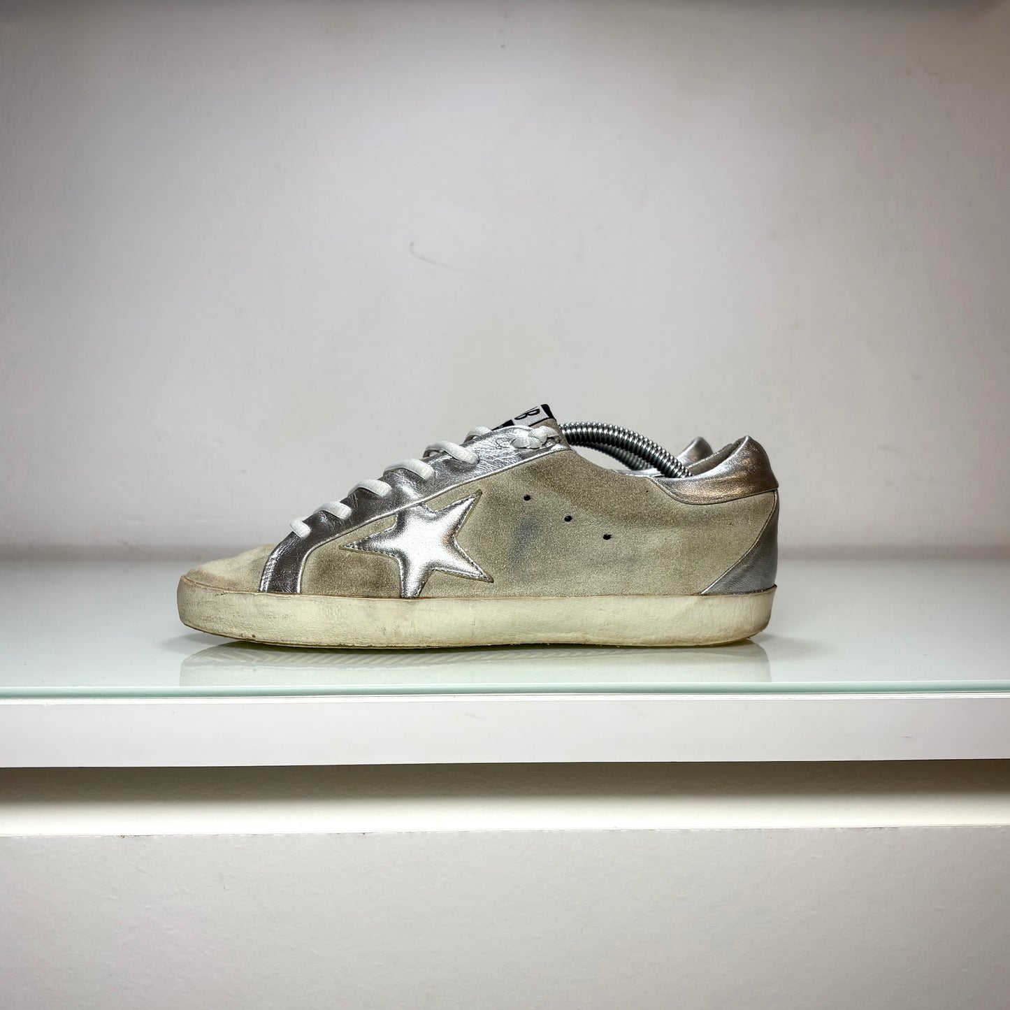 Golden goose Superstar grigio e argento 37
