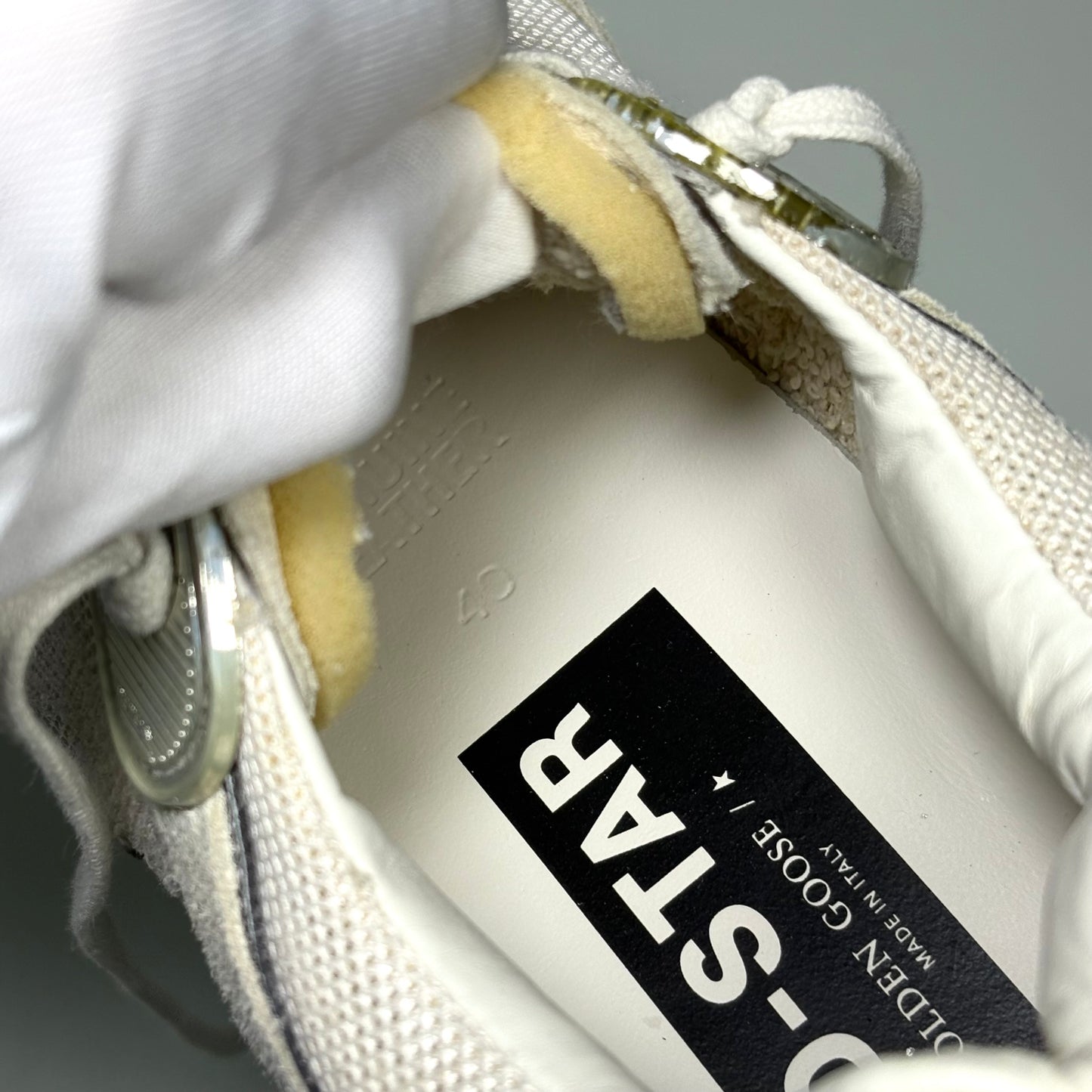 Golden goose Dadstar bianco/ grigio 40