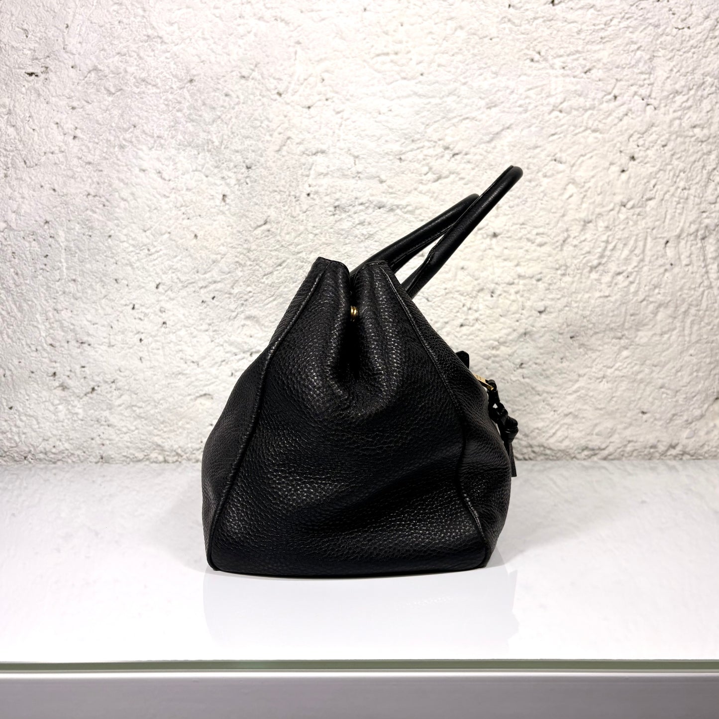 Prada vitello Phenix nera in pelle