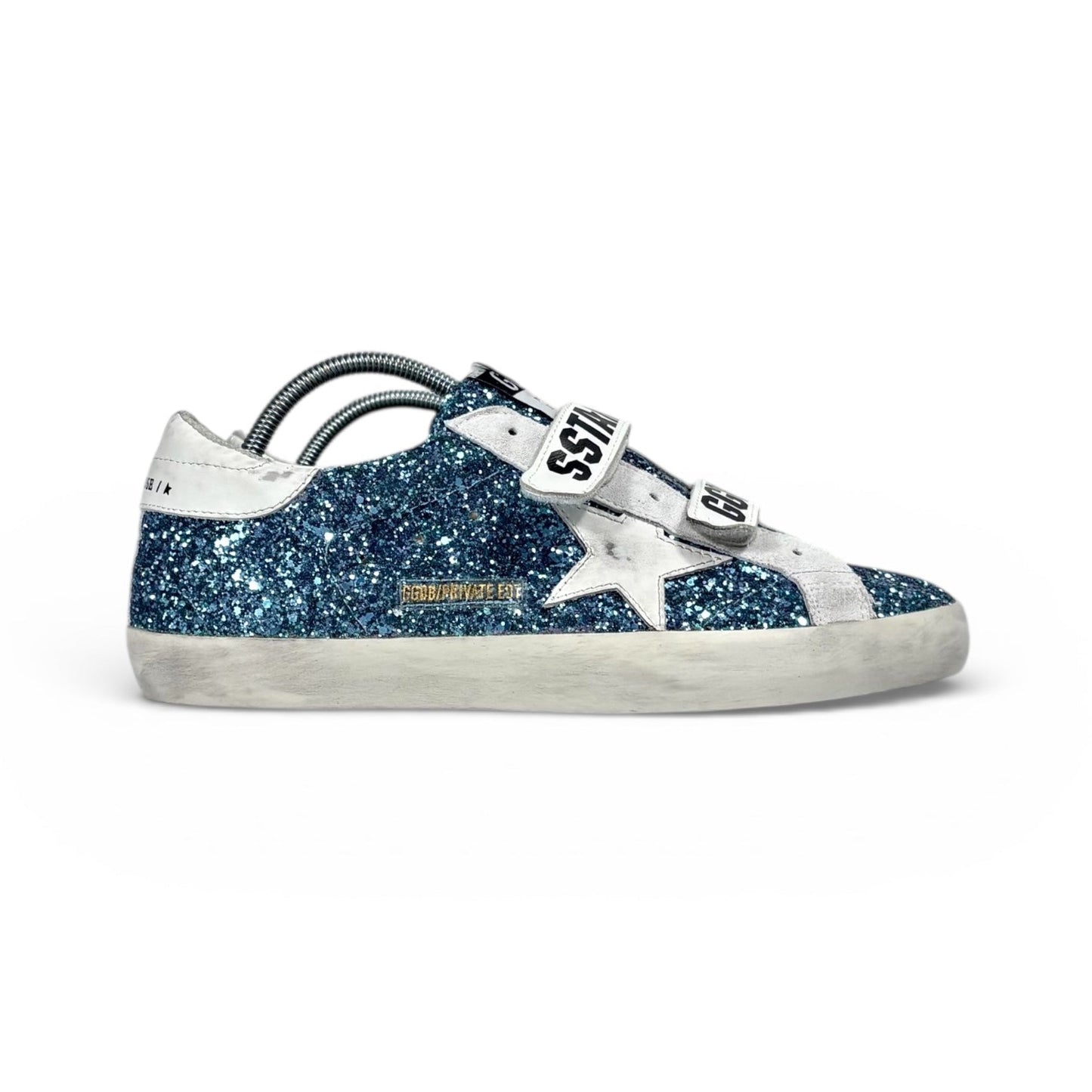 Golden goose Old School blu glitter 40 limited edition
