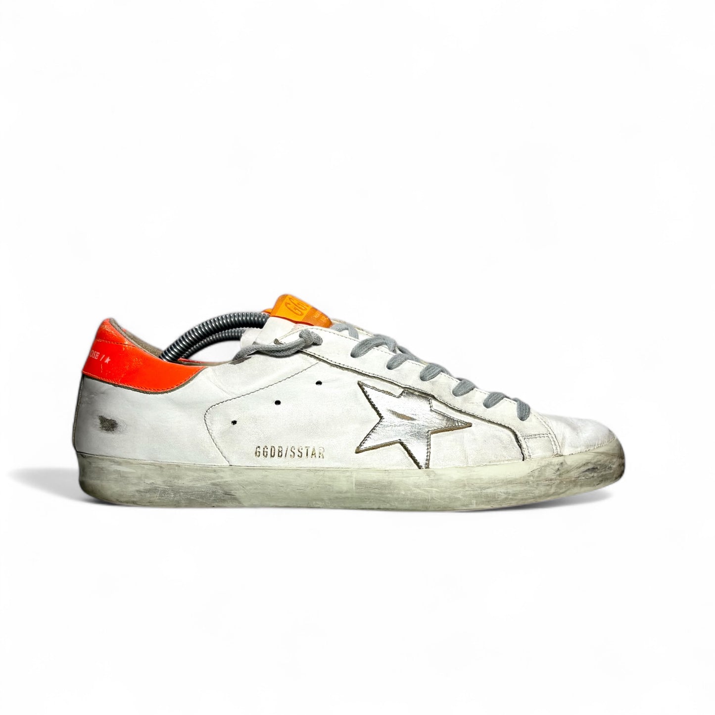 Golden goose Superstar bianco e arancio 45